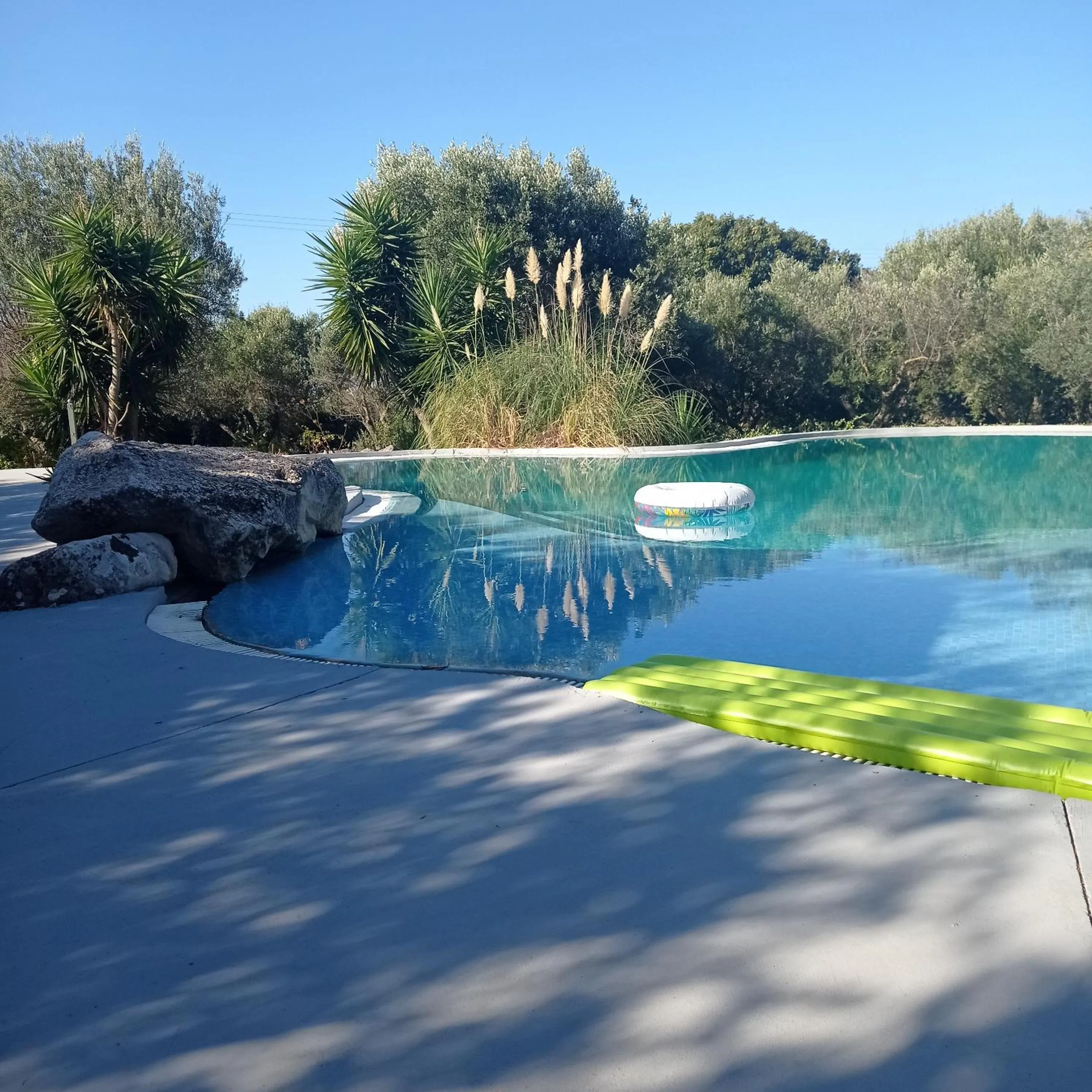 Swimming pool in Volidiera Guesthouse