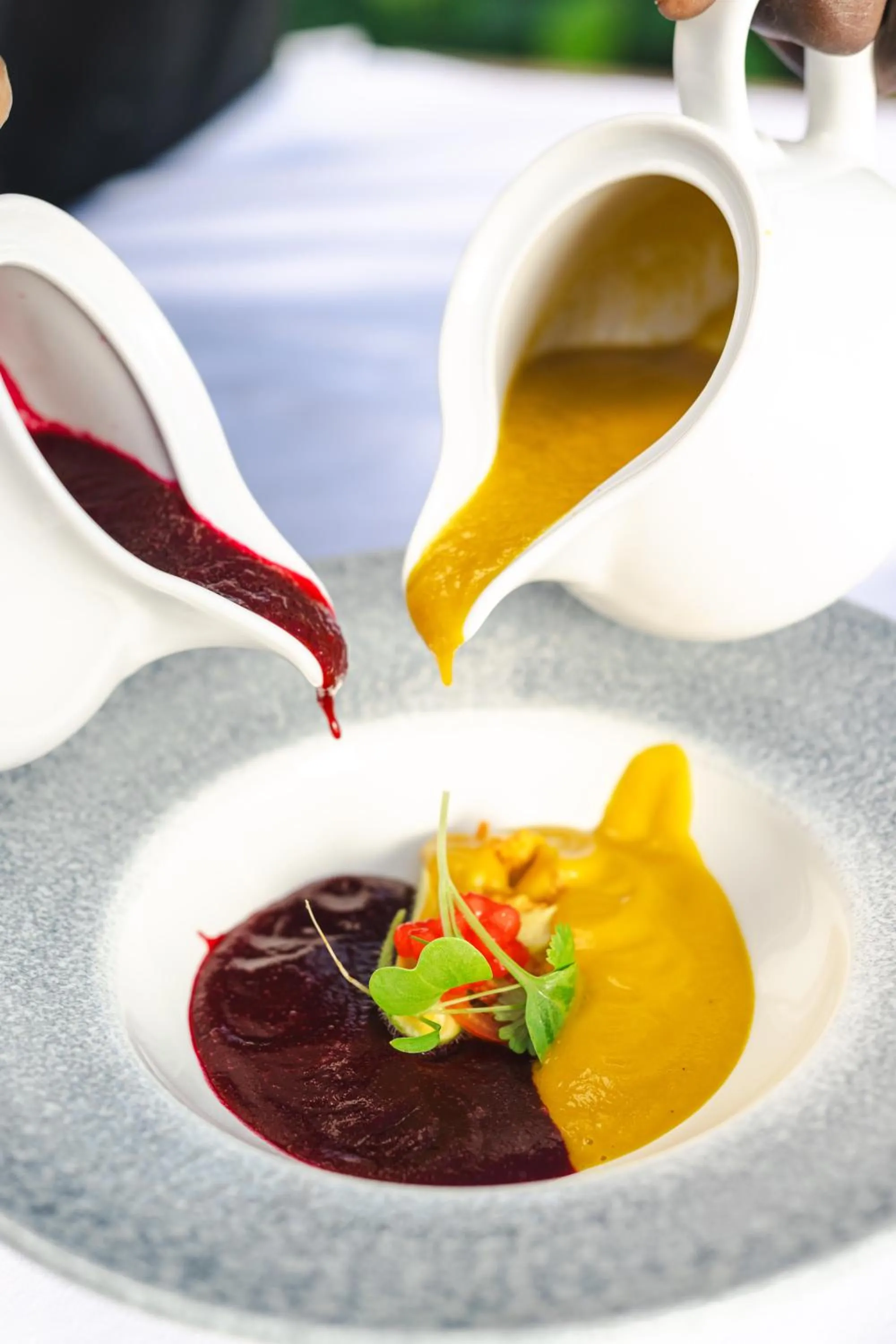 Food close-up in Zanzibar Queen Hotel