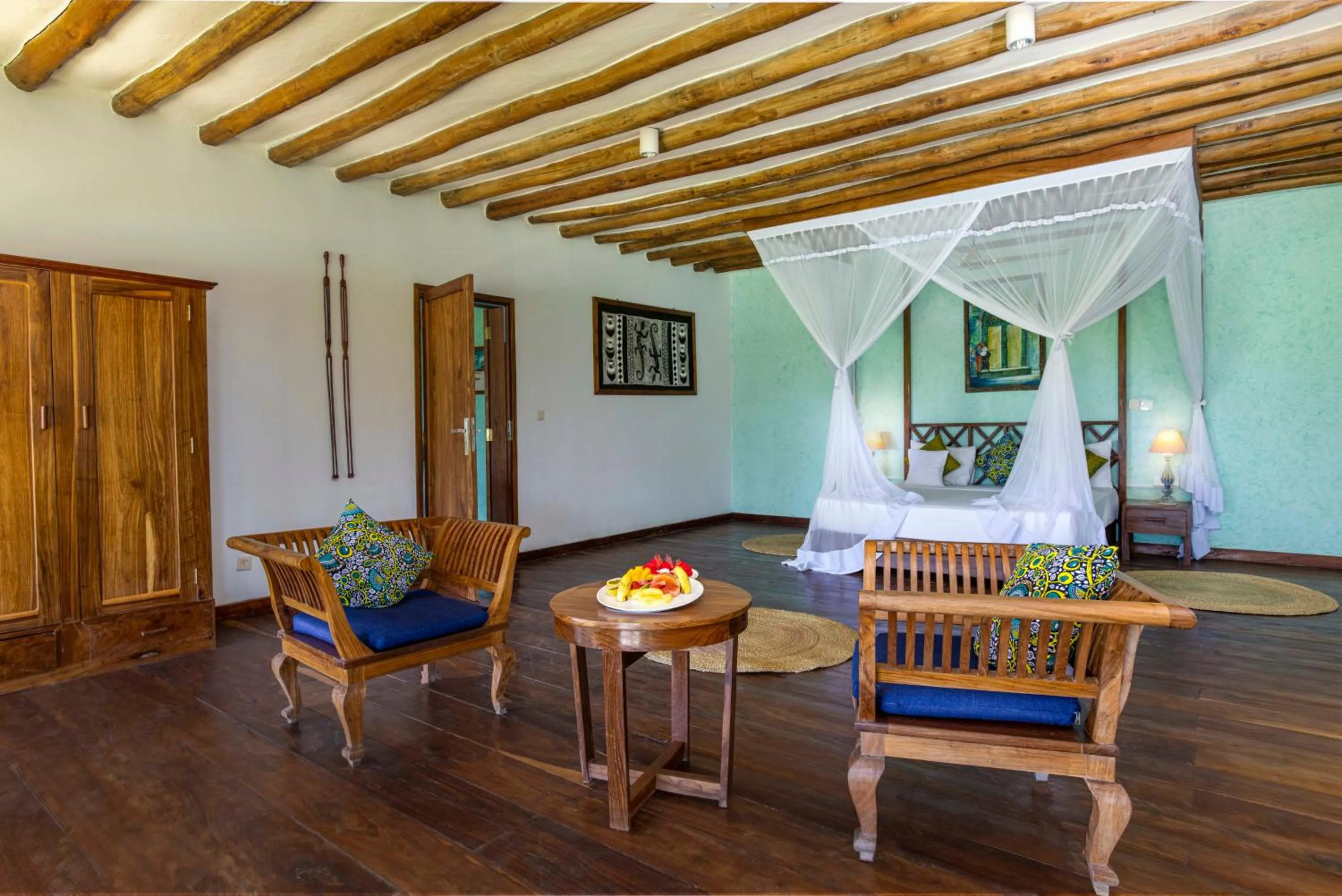 Living room in Zanzibar Queen Hotel