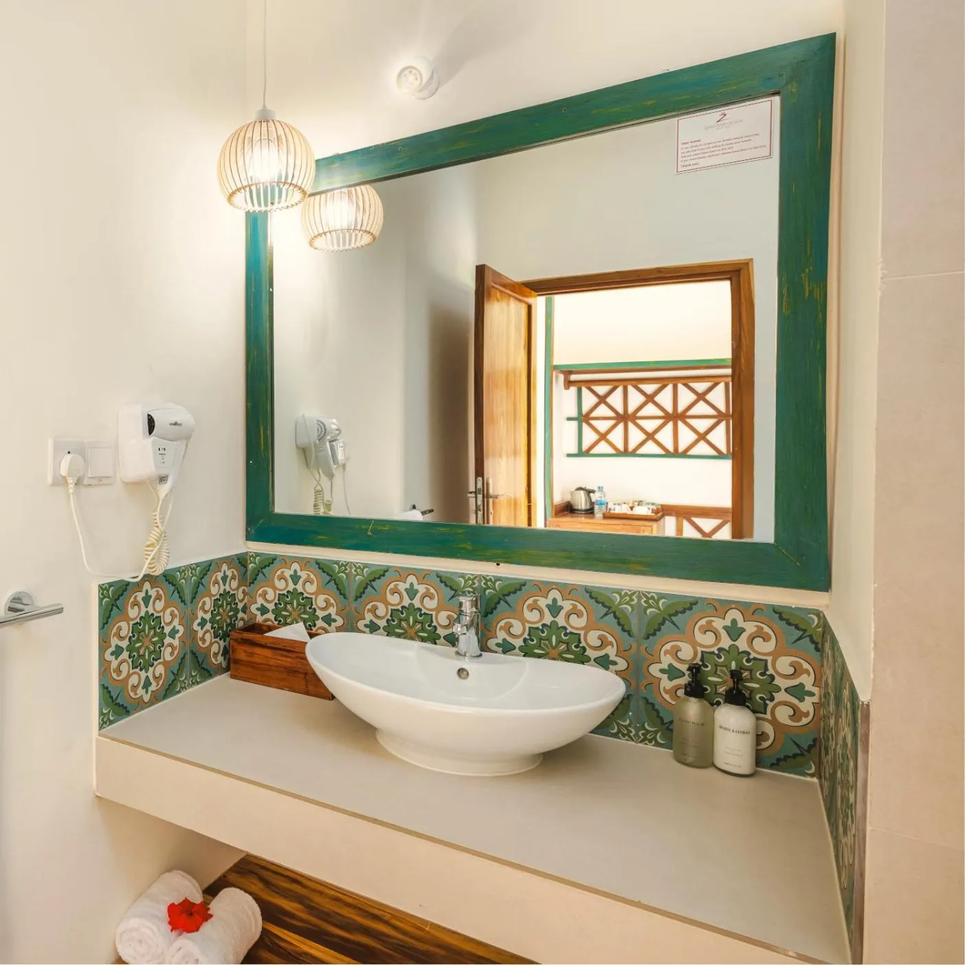 Bathroom in Zanzibar Queen Hotel