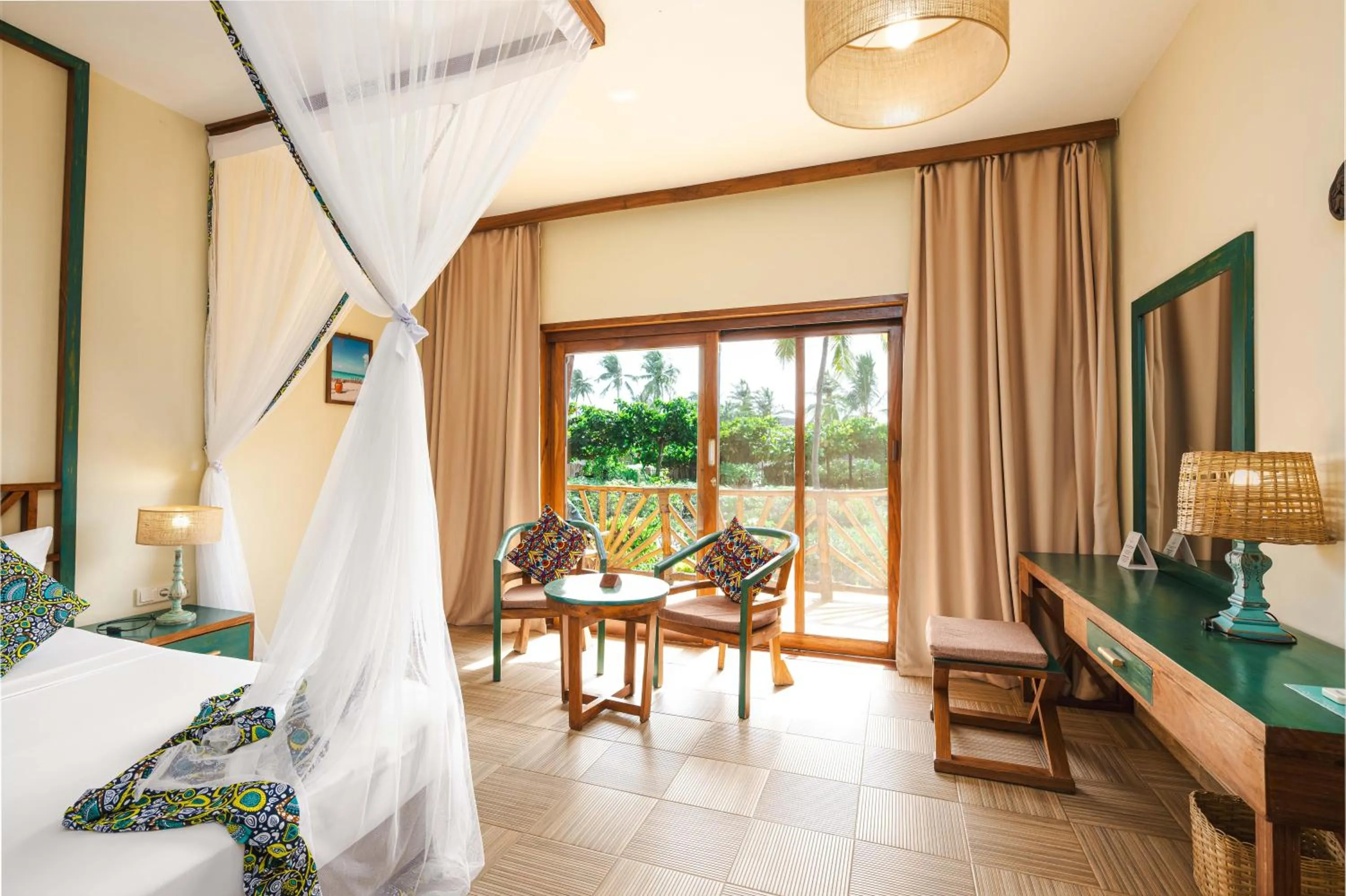 Bed in Zanzibar Queen Hotel