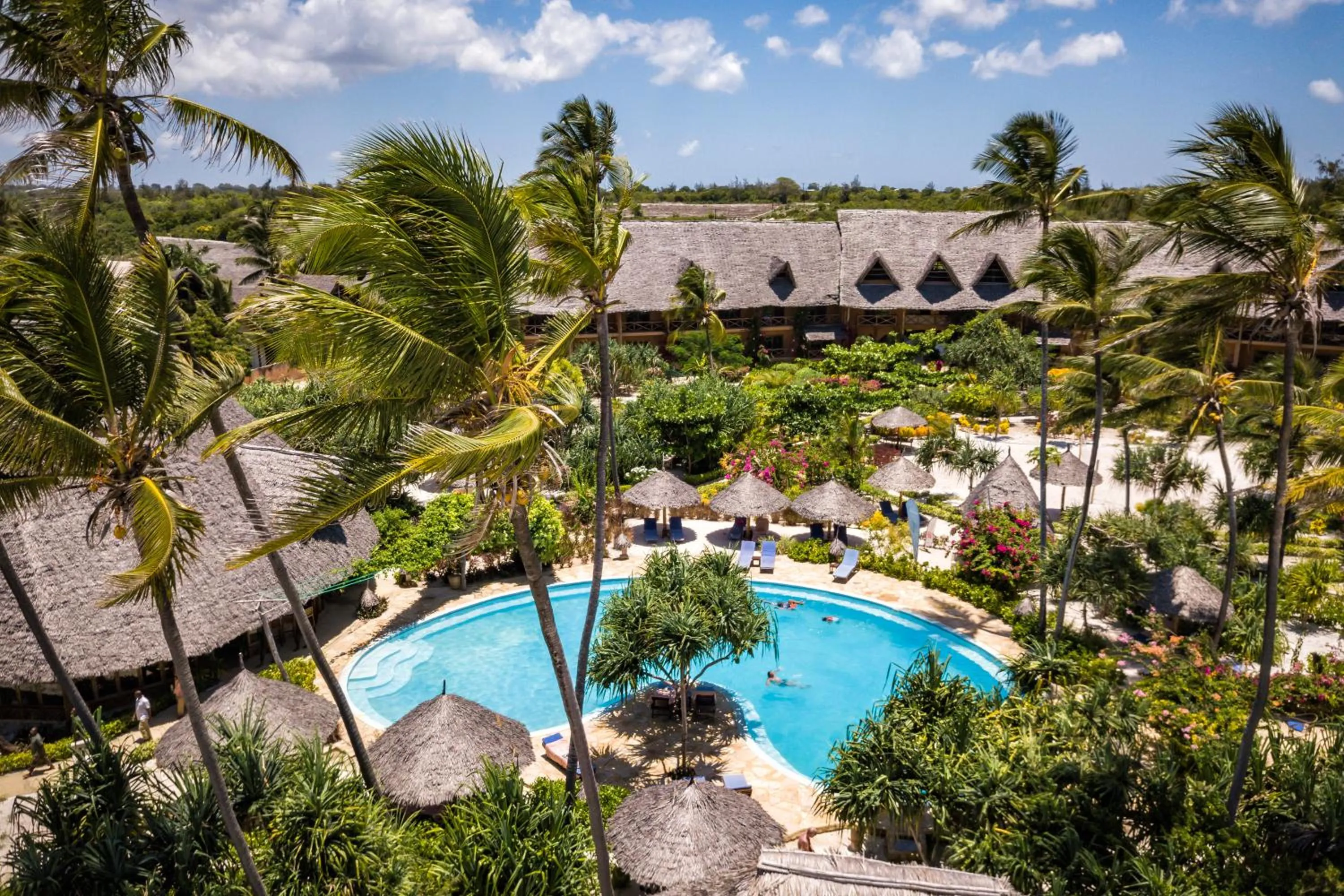 Bird's eye view in Zanzibar Queen Hotel