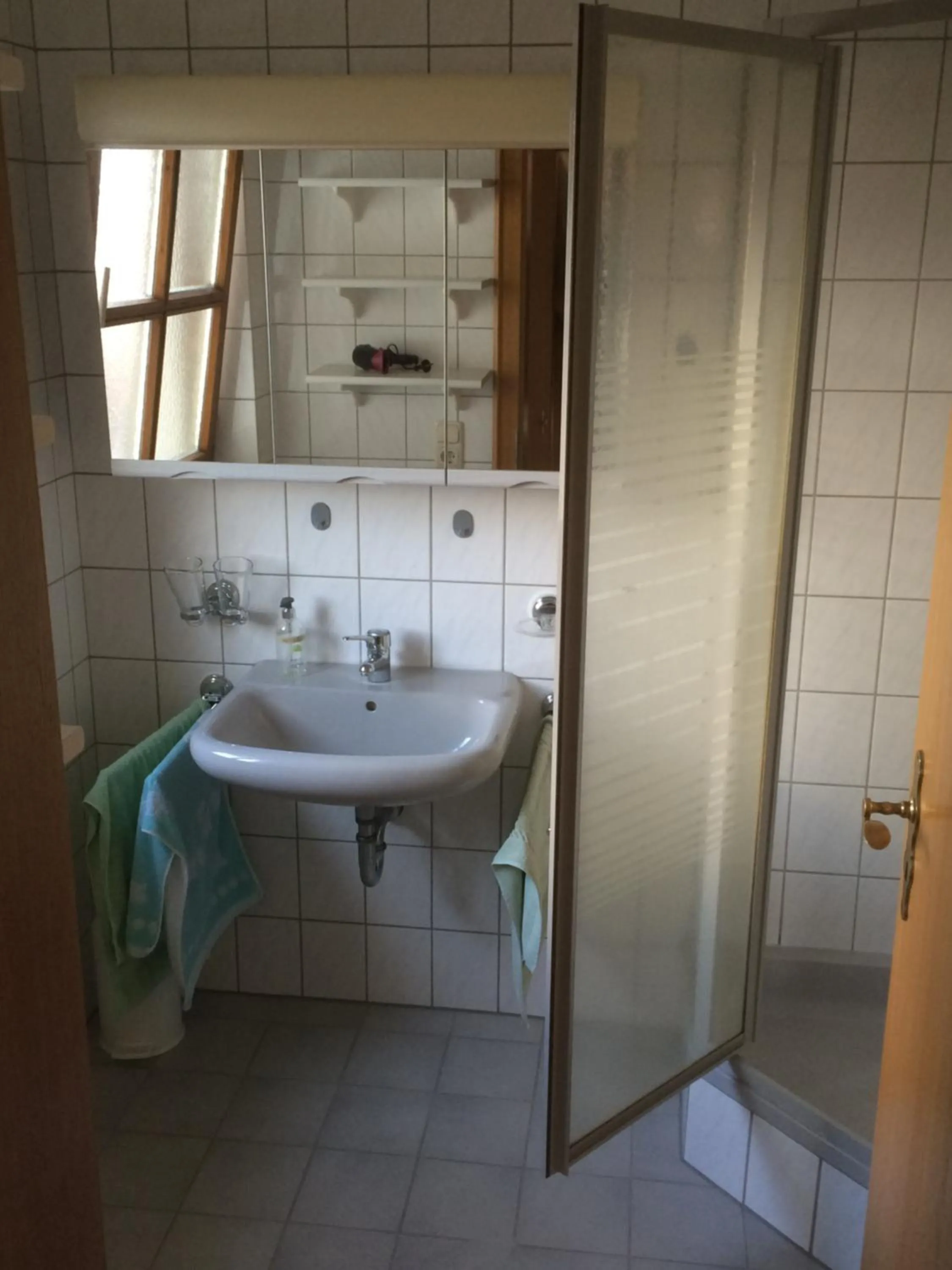 Bathroom in Gästehaus Biggi