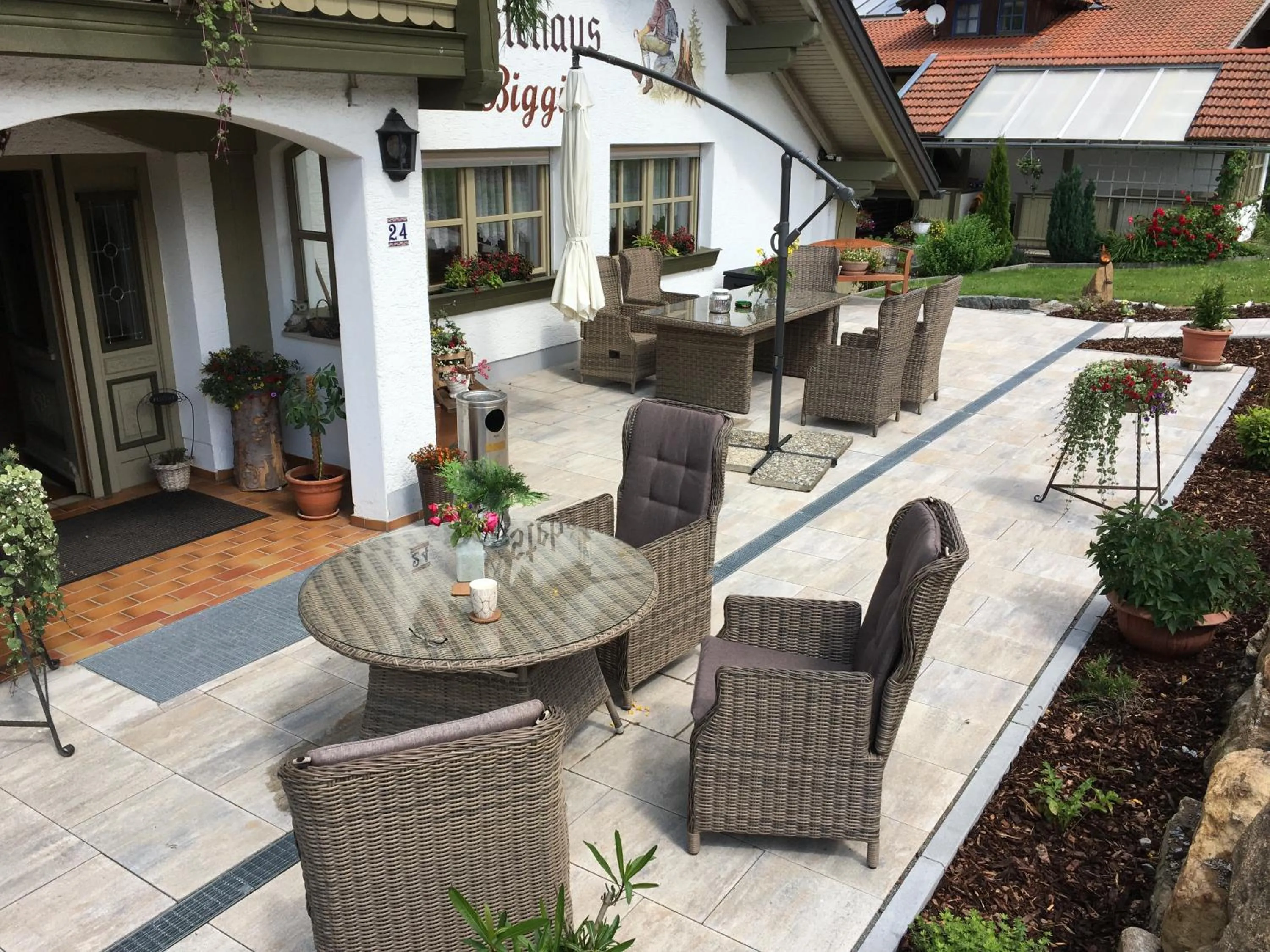Balcony/Terrace in Gästehaus Biggi