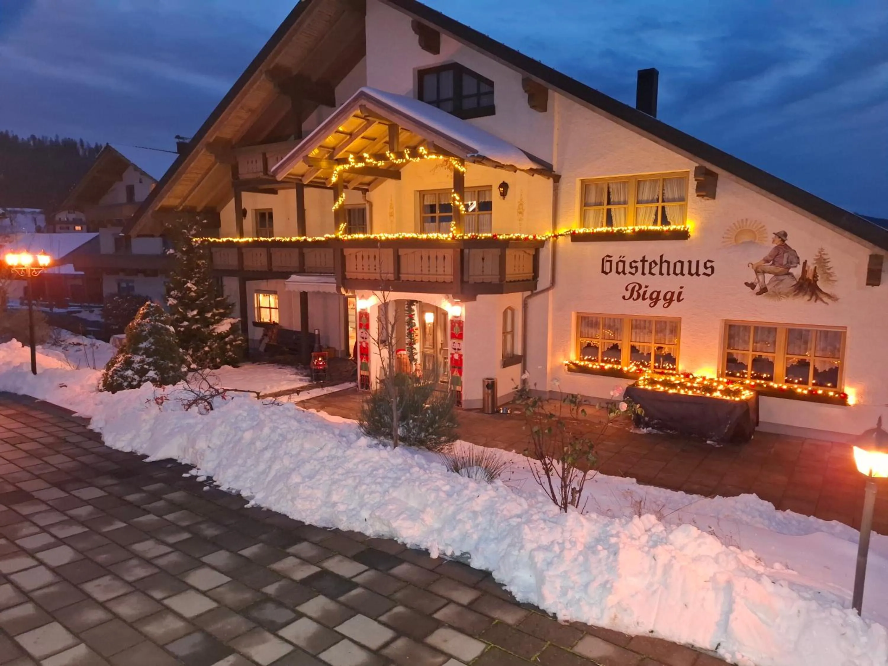 Property building in Gästehaus Biggi