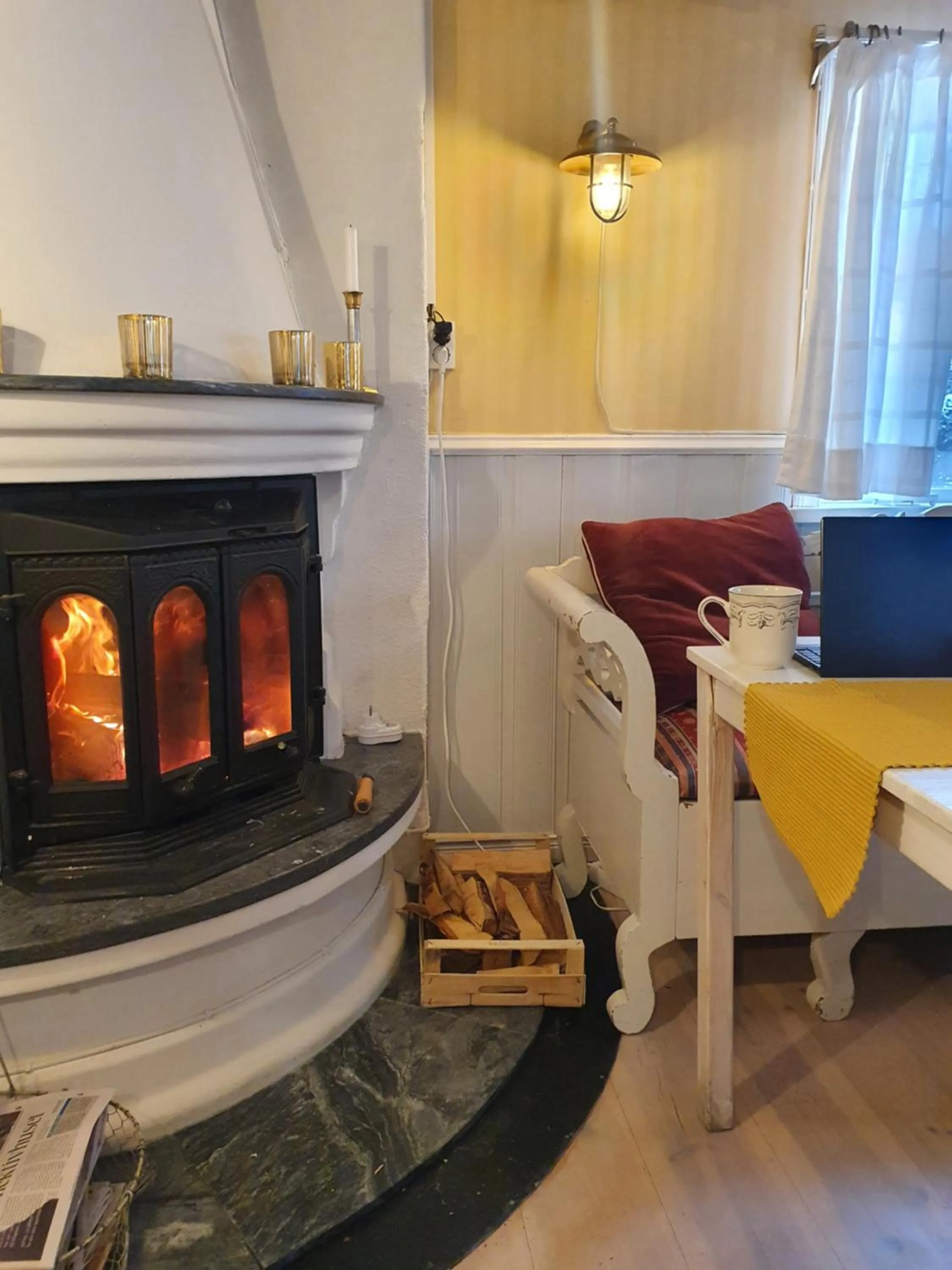 Dining area in Gårdshotell Klockargården Öregrund