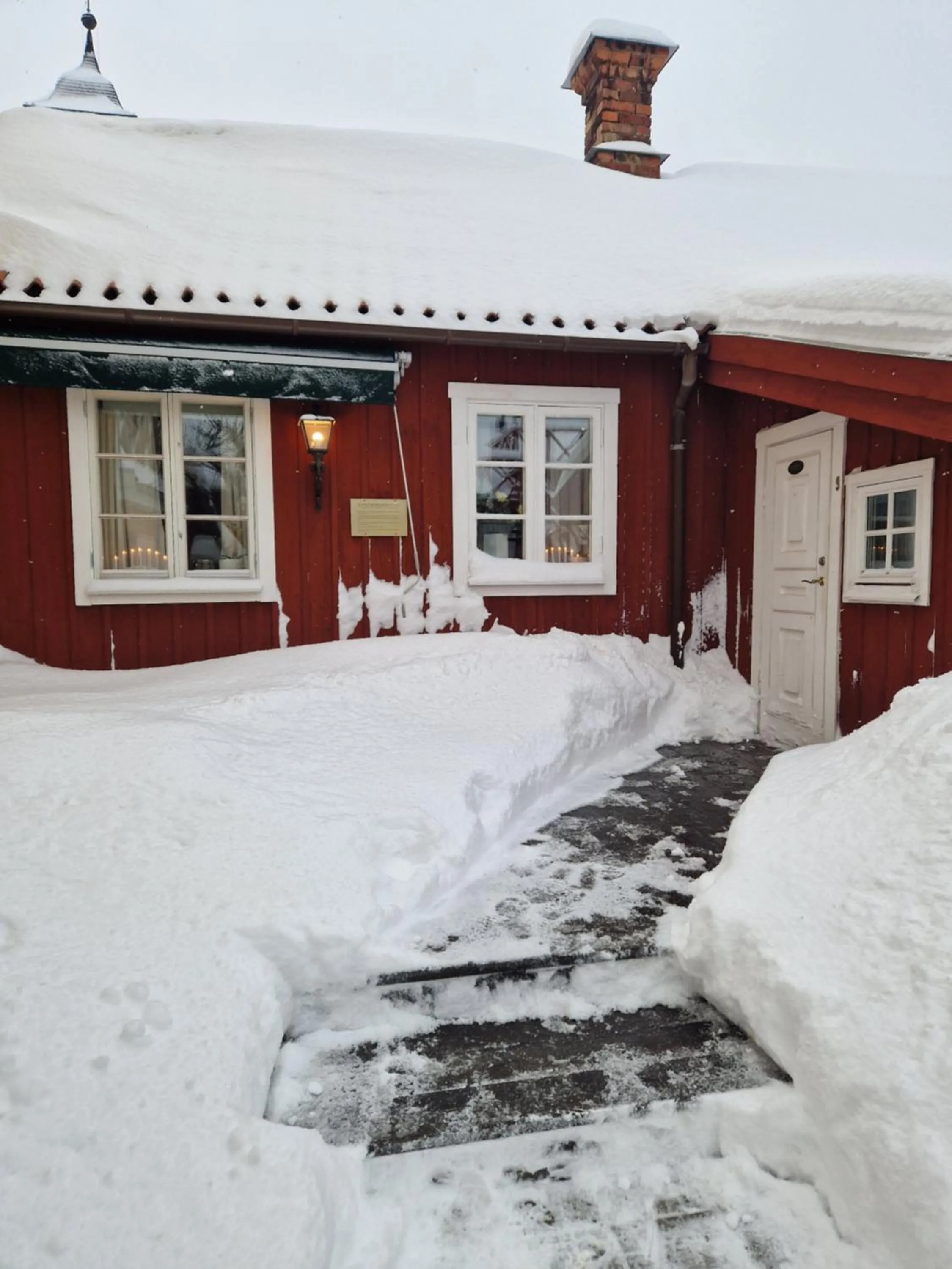 Winter in Gårdshotell Klockargården Öregrund