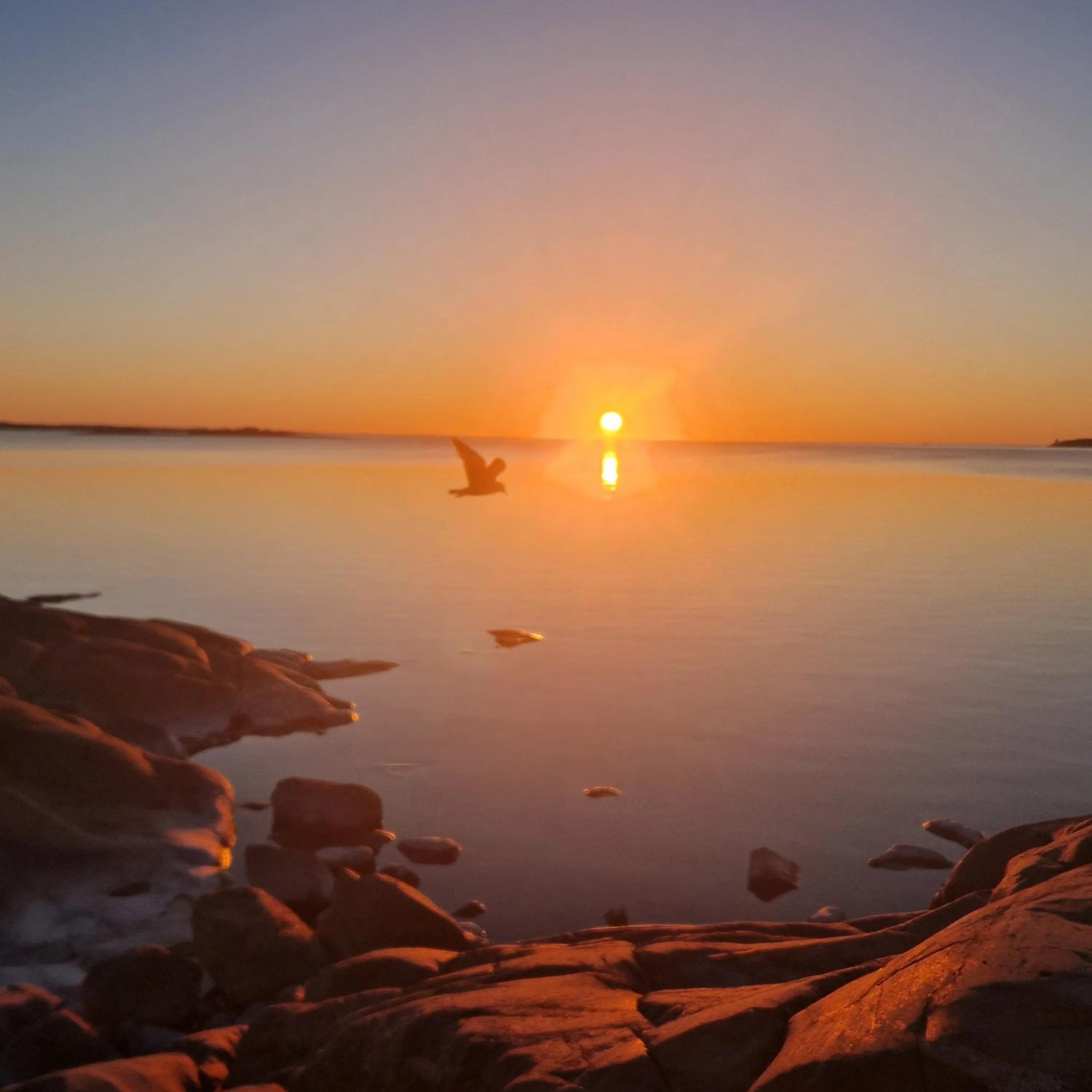 Sunset in Gårdshotell Klockargården Öregrund