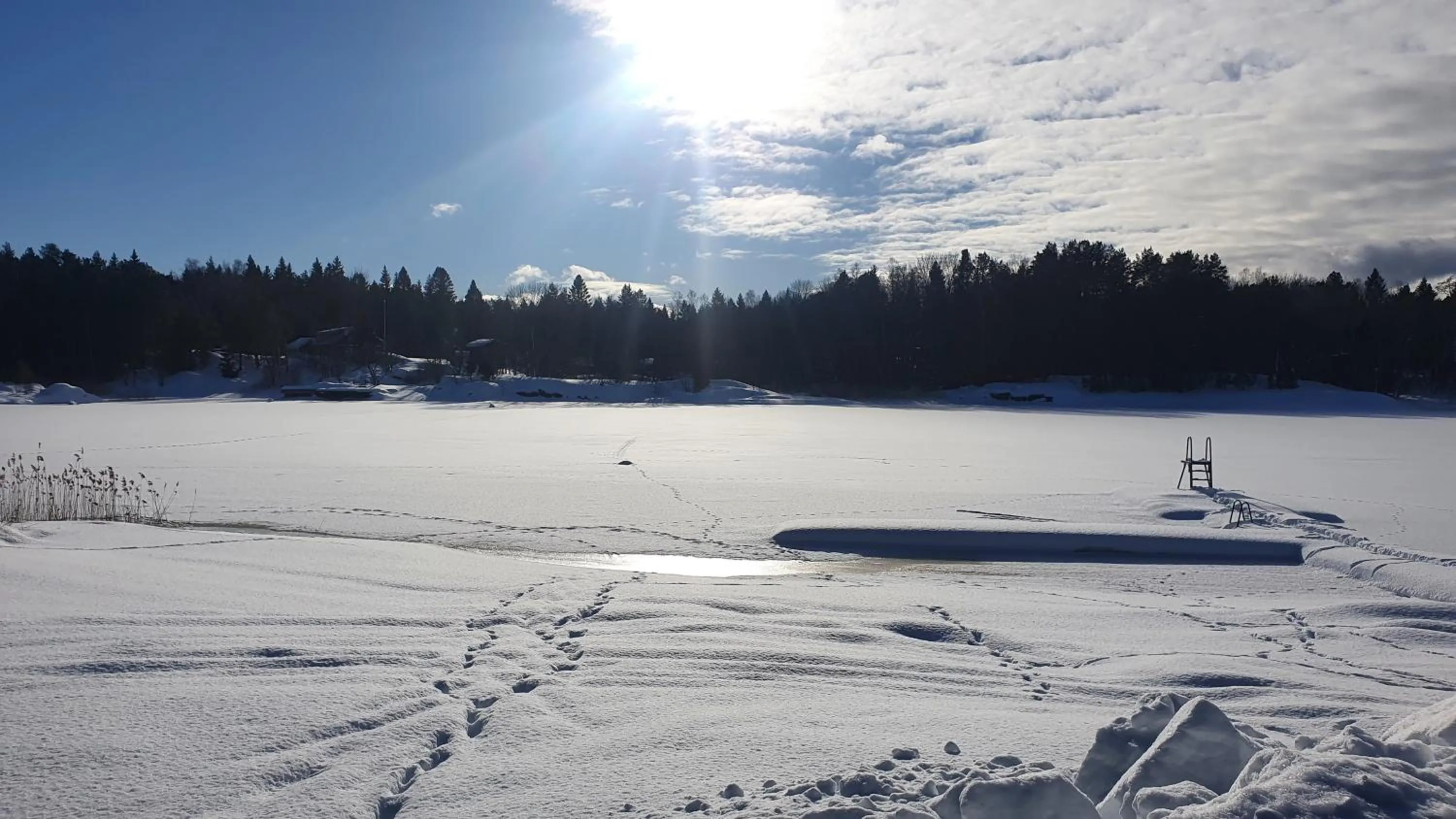 Winter in Gårdshotell Klockargården Öregrund