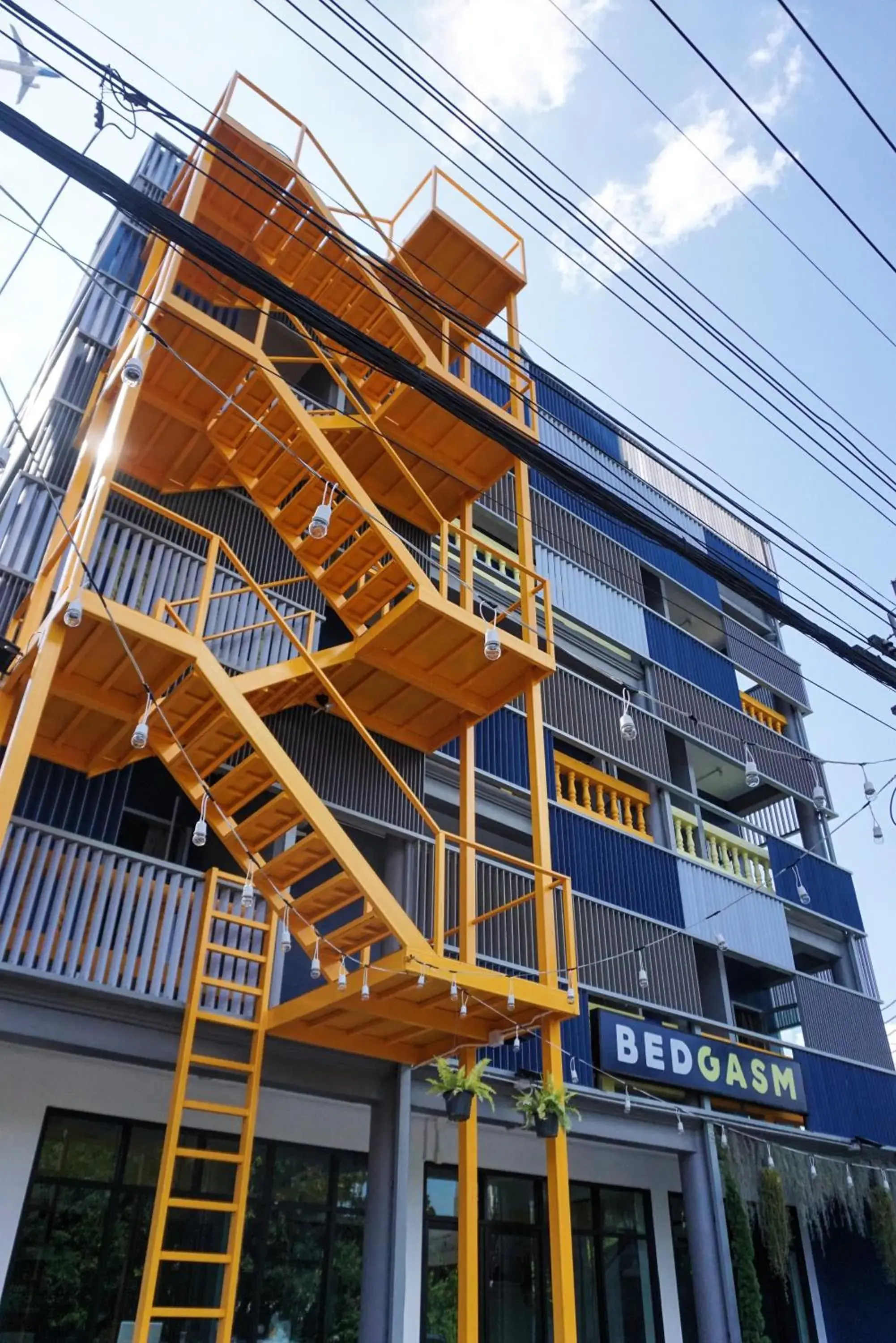 Facade/entrance in BEDGASM Hotel x Cafe Nimman Facade/entrance in BEDGASM Hotel x Cafe Nimman