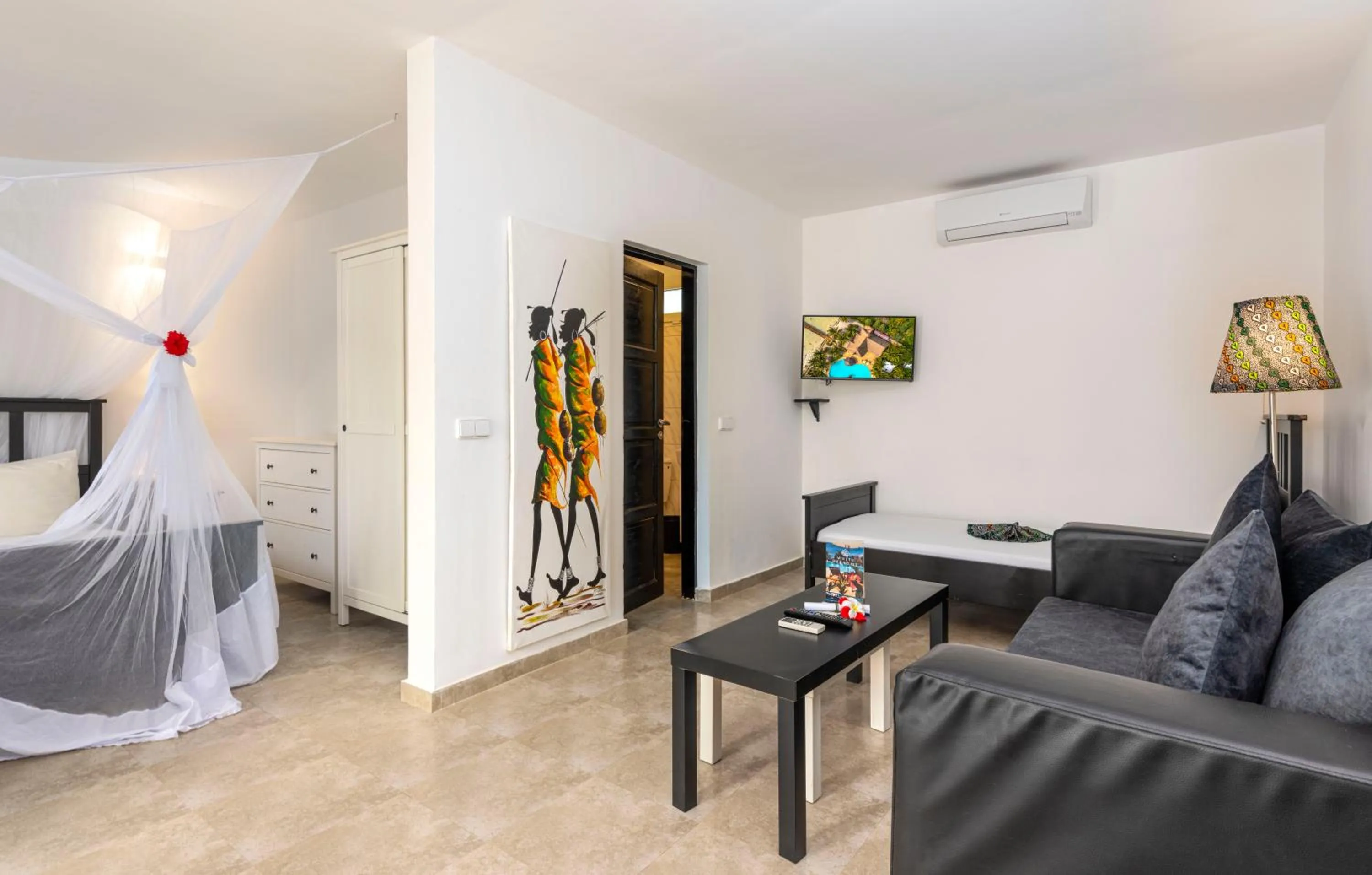 Bed in White Paradise Zanzibar