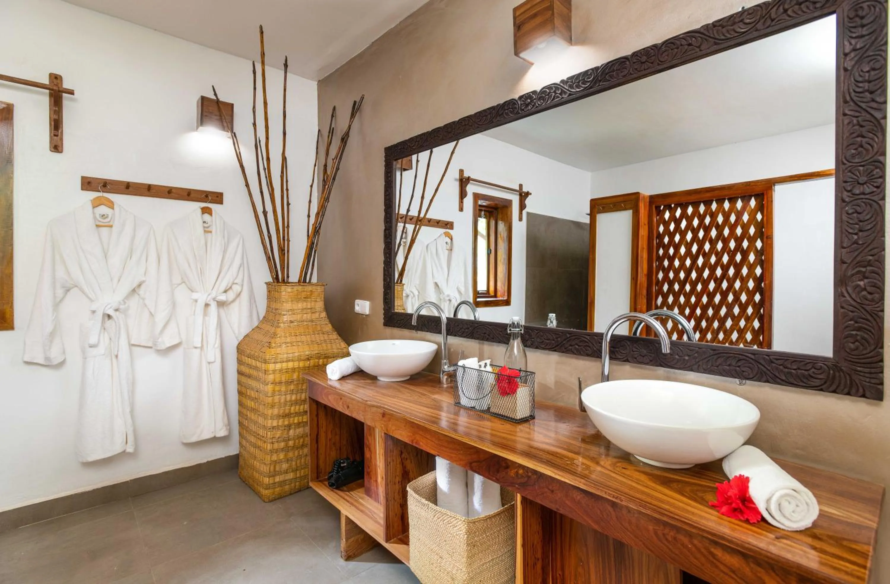 Bathroom in White Paradise Zanzibar