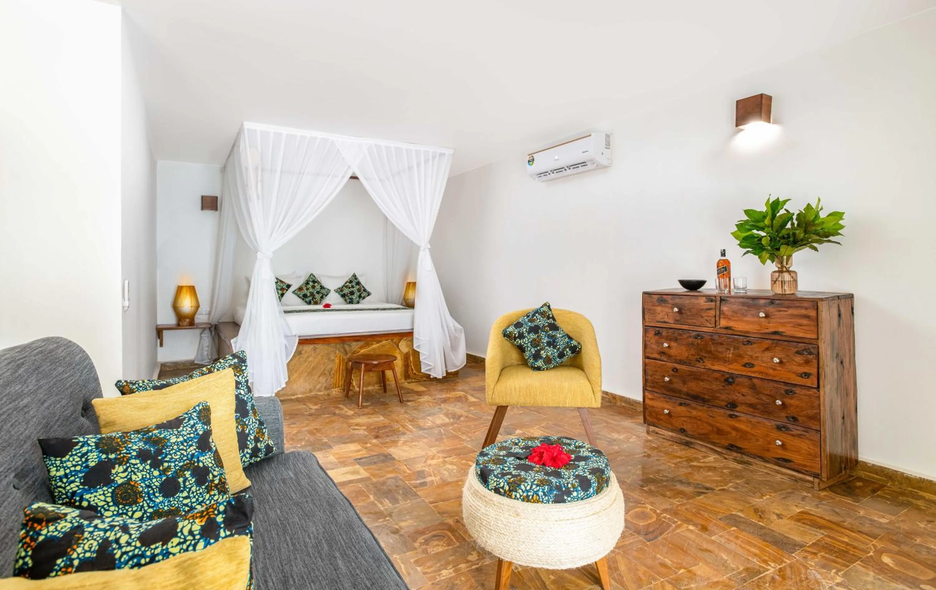 Living room in White Paradise Zanzibar