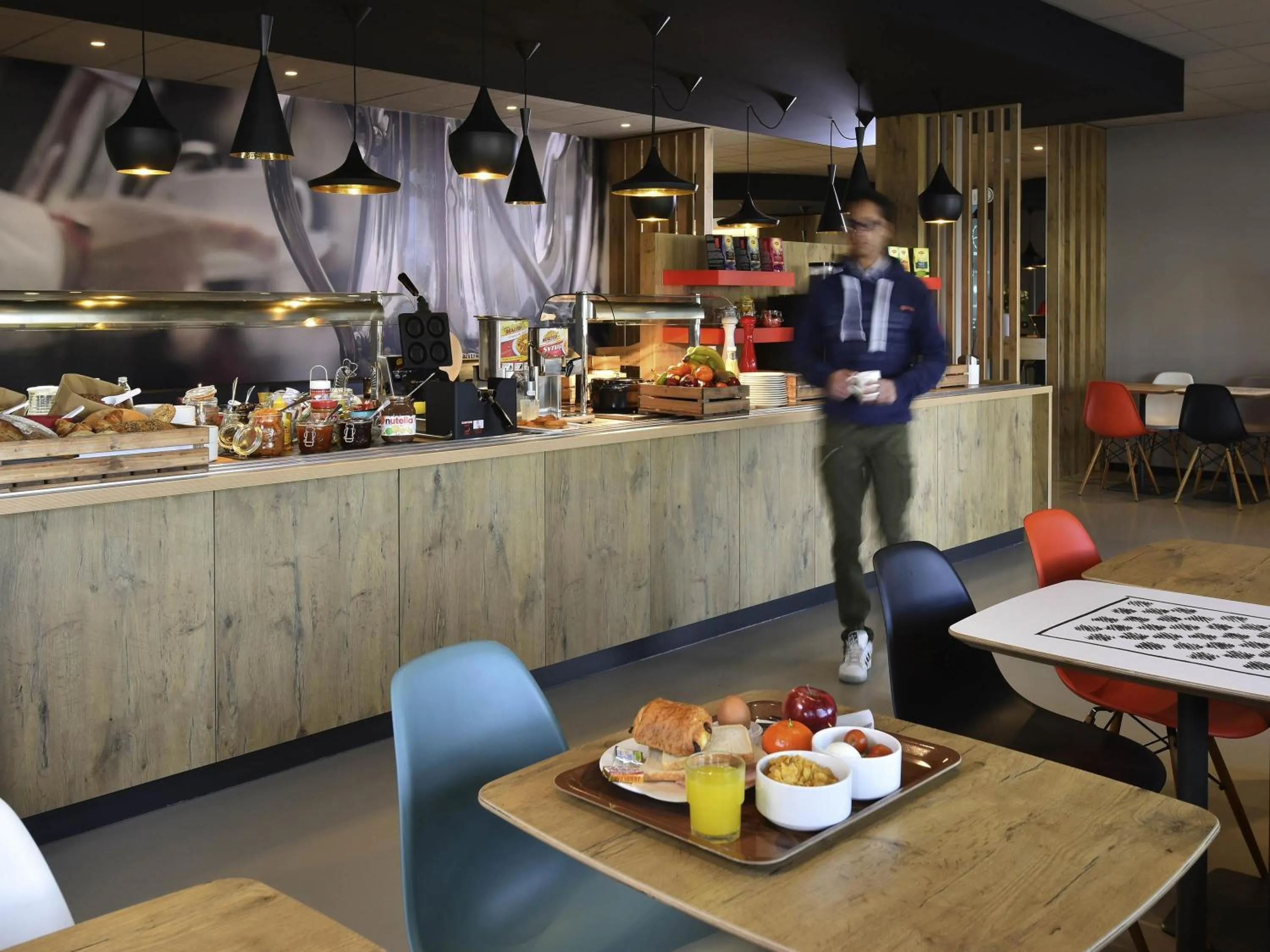 Breakfast in ibis Charleroi Airport Brussels South