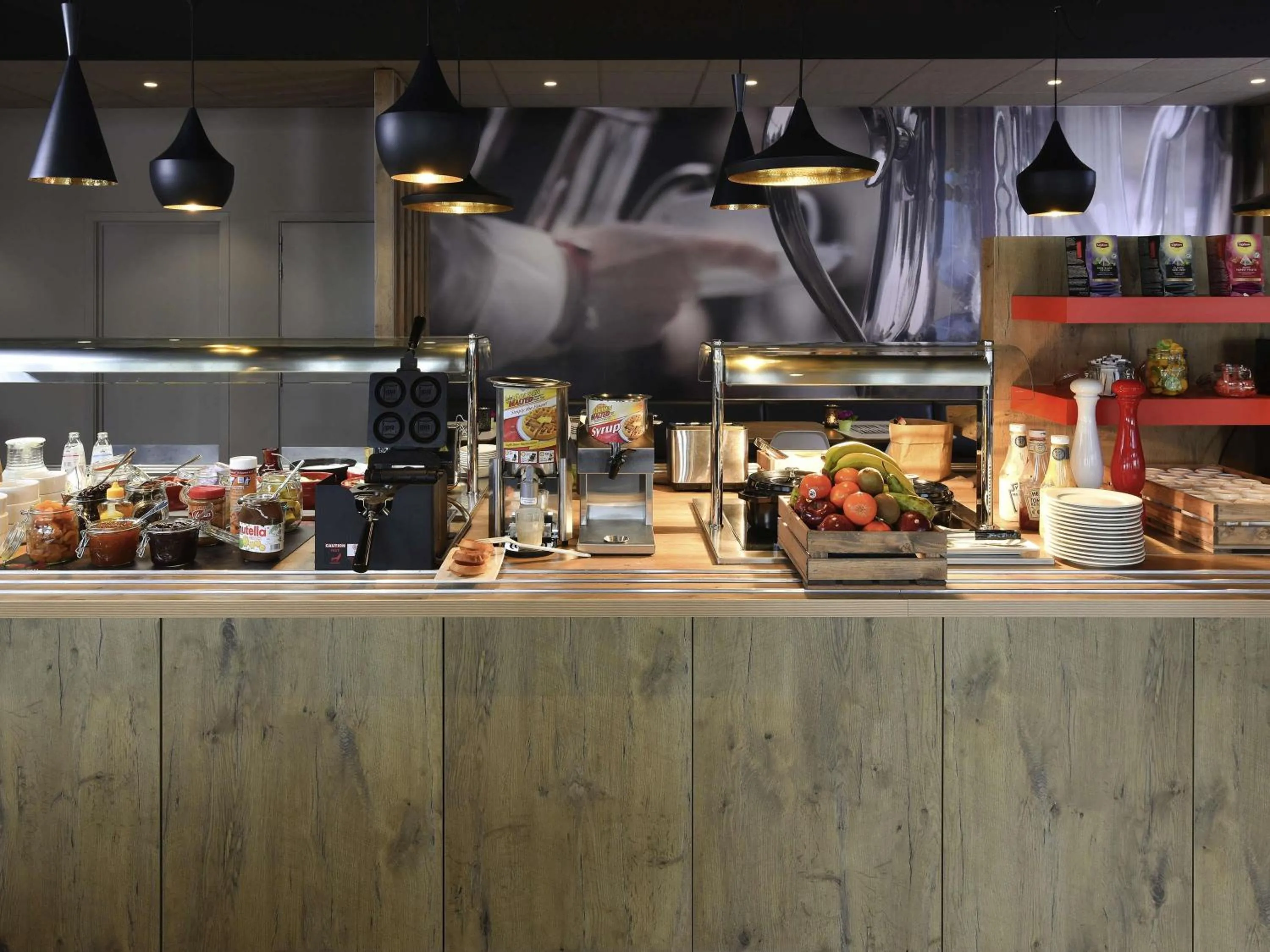 Breakfast in ibis Charleroi Airport Brussels South