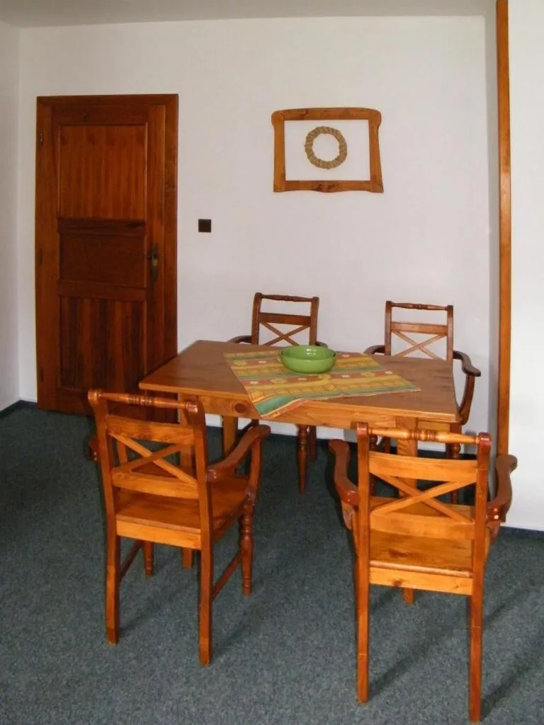 Dining area in Chalupa u Smrčiny