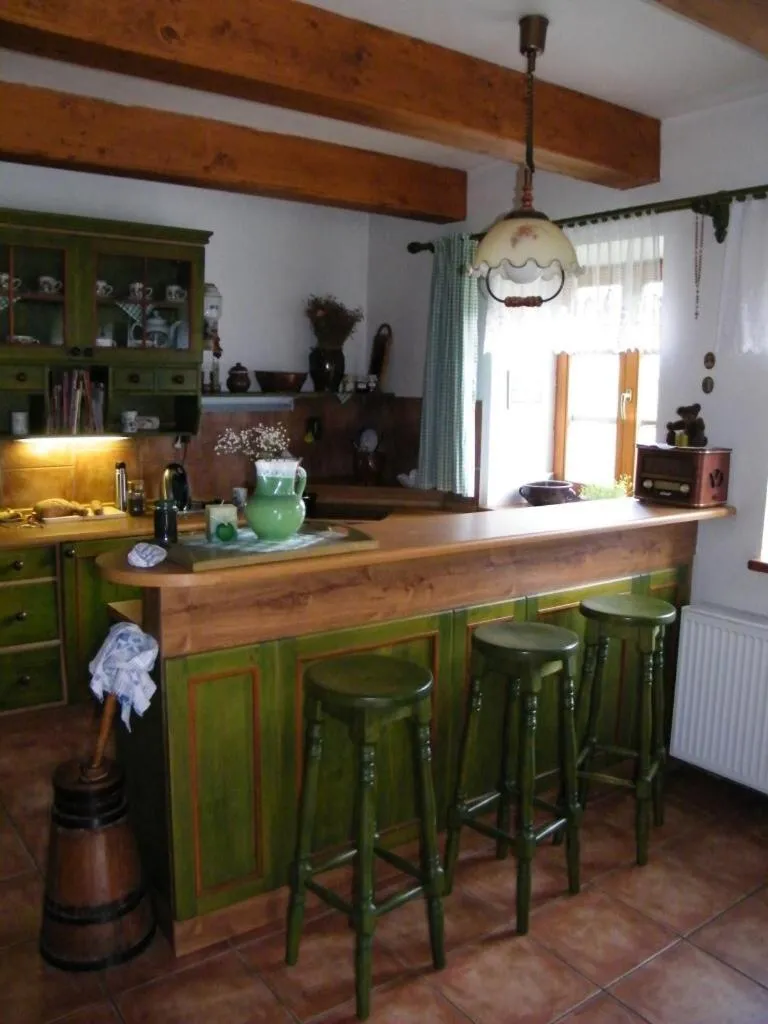 Kitchen or kitchenette in Chalupa u Smrčiny