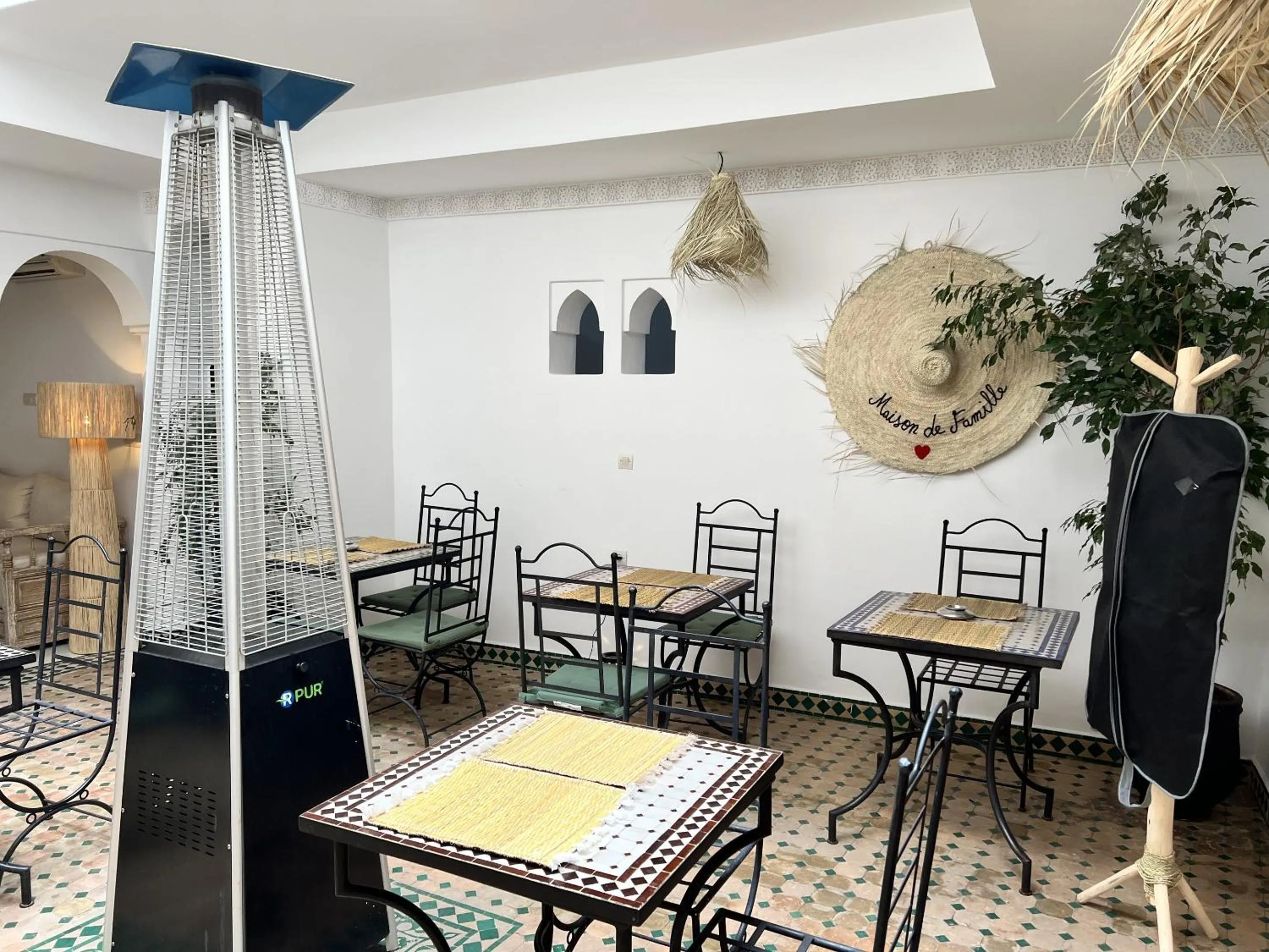 Dining area in Riad Sarah Sabrina