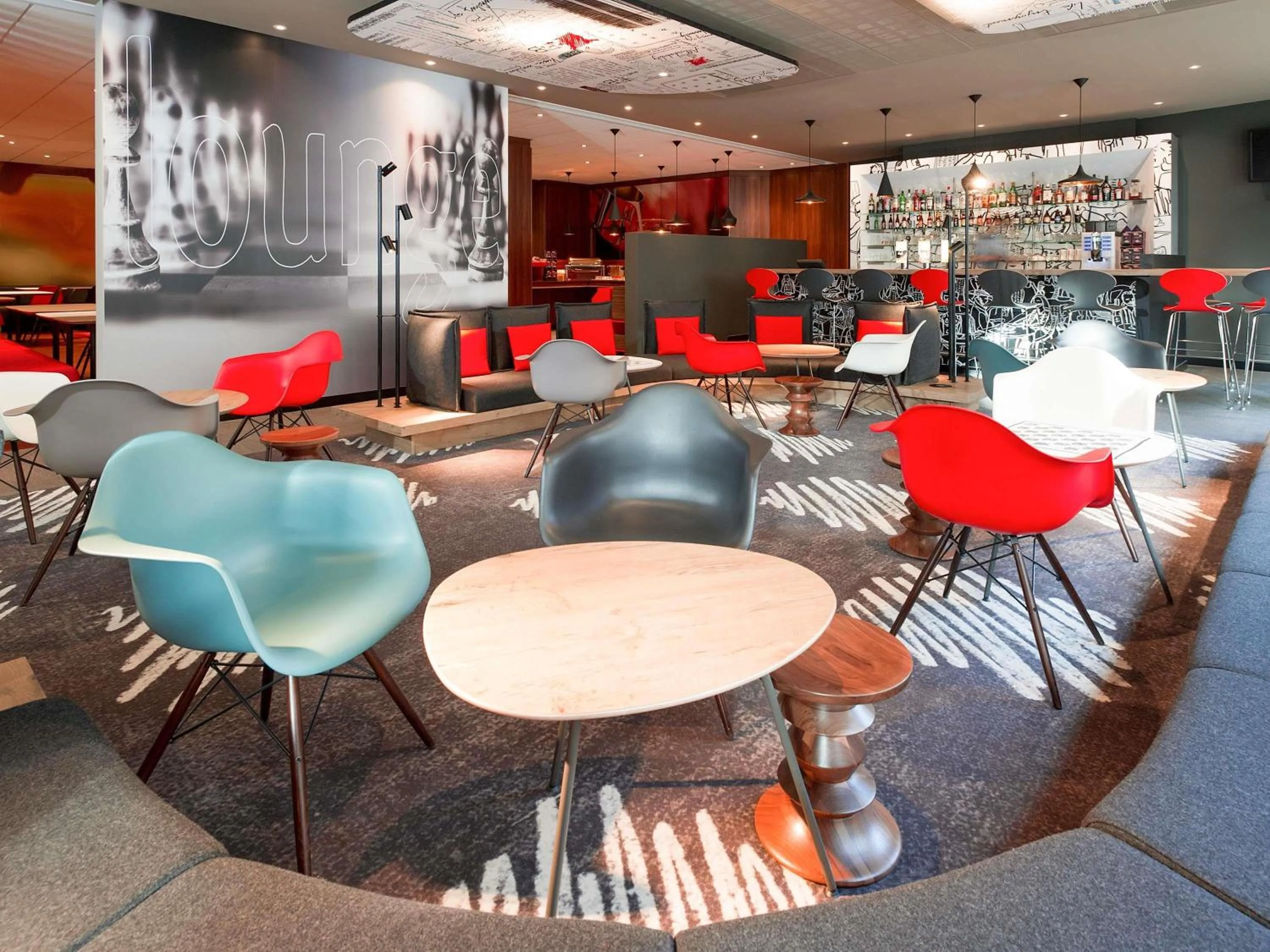 Lounge or bar in ibis Gent Centrum Opera