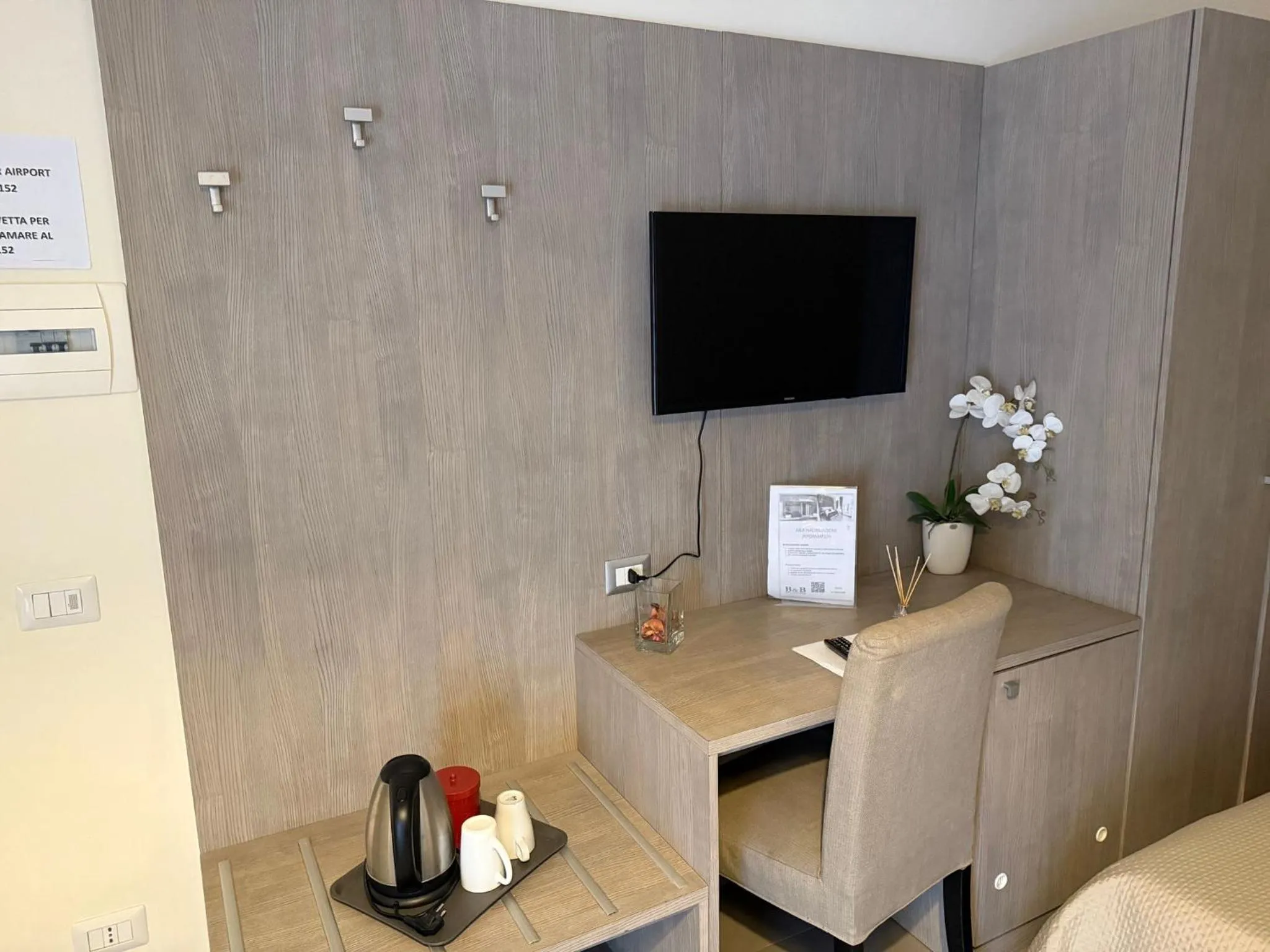 TV and multimedia in Bed and Breakfast Aereoparking