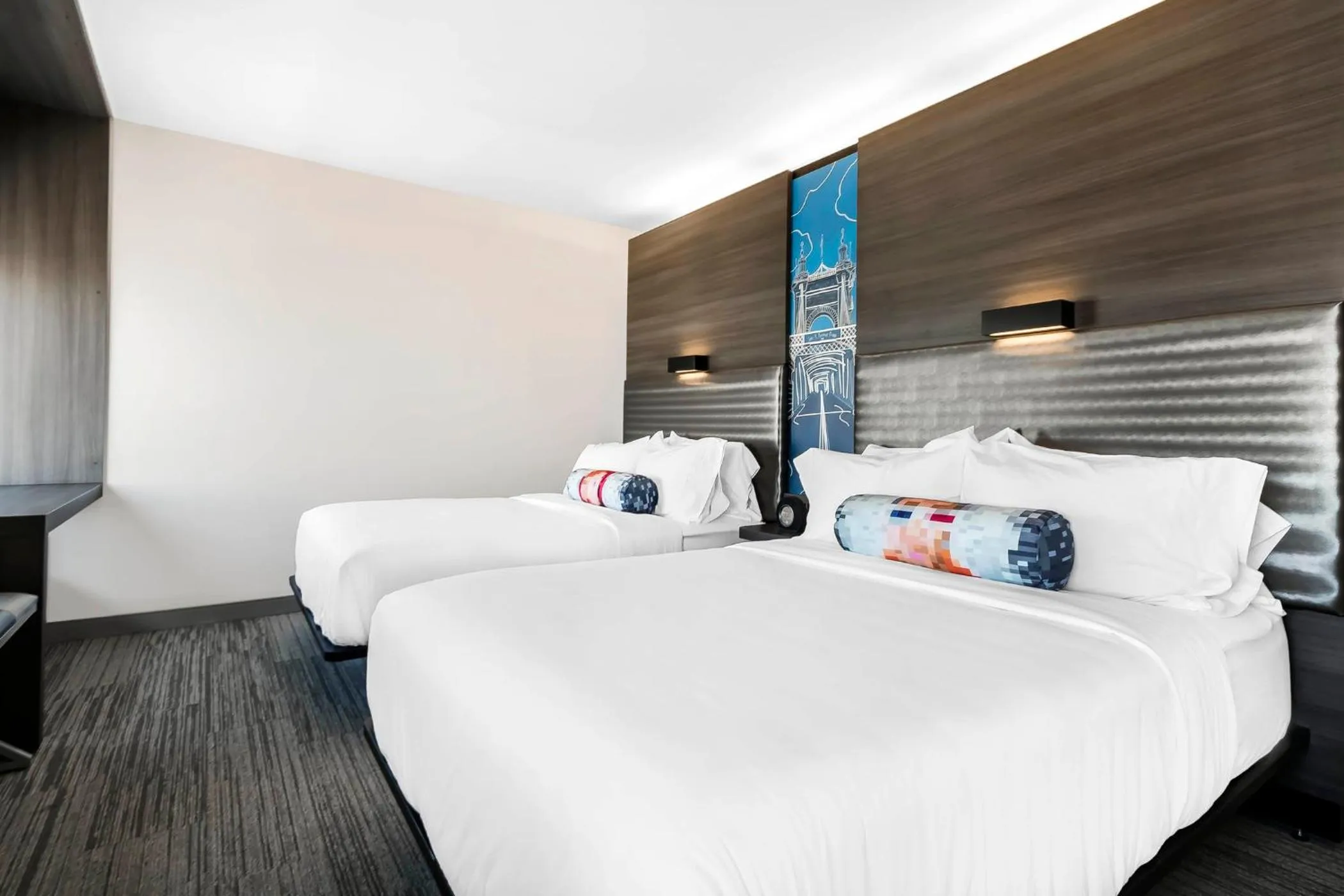 Bedroom, Bed in Aloft Newport on the Levee