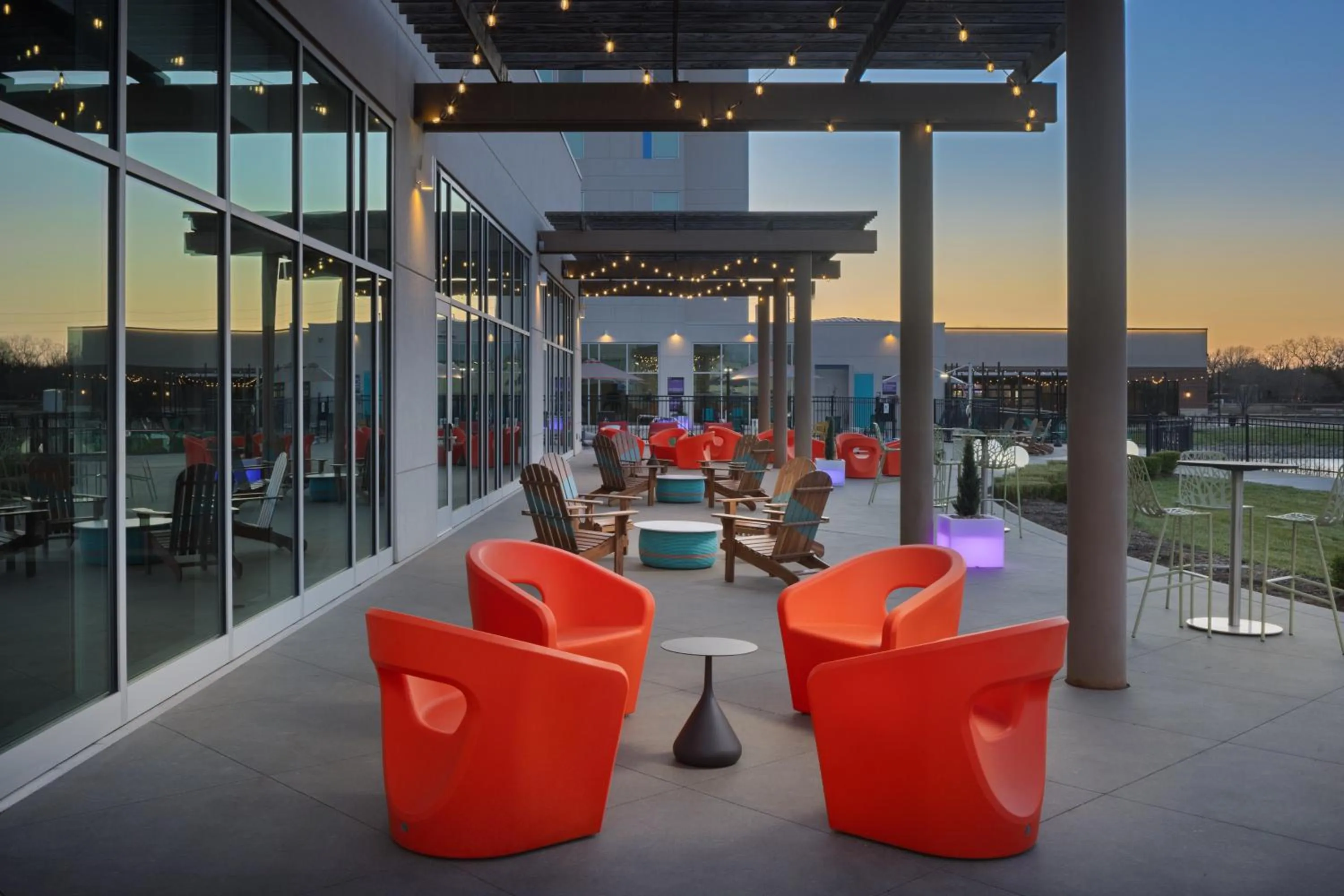 Patio in Aloft Wichita