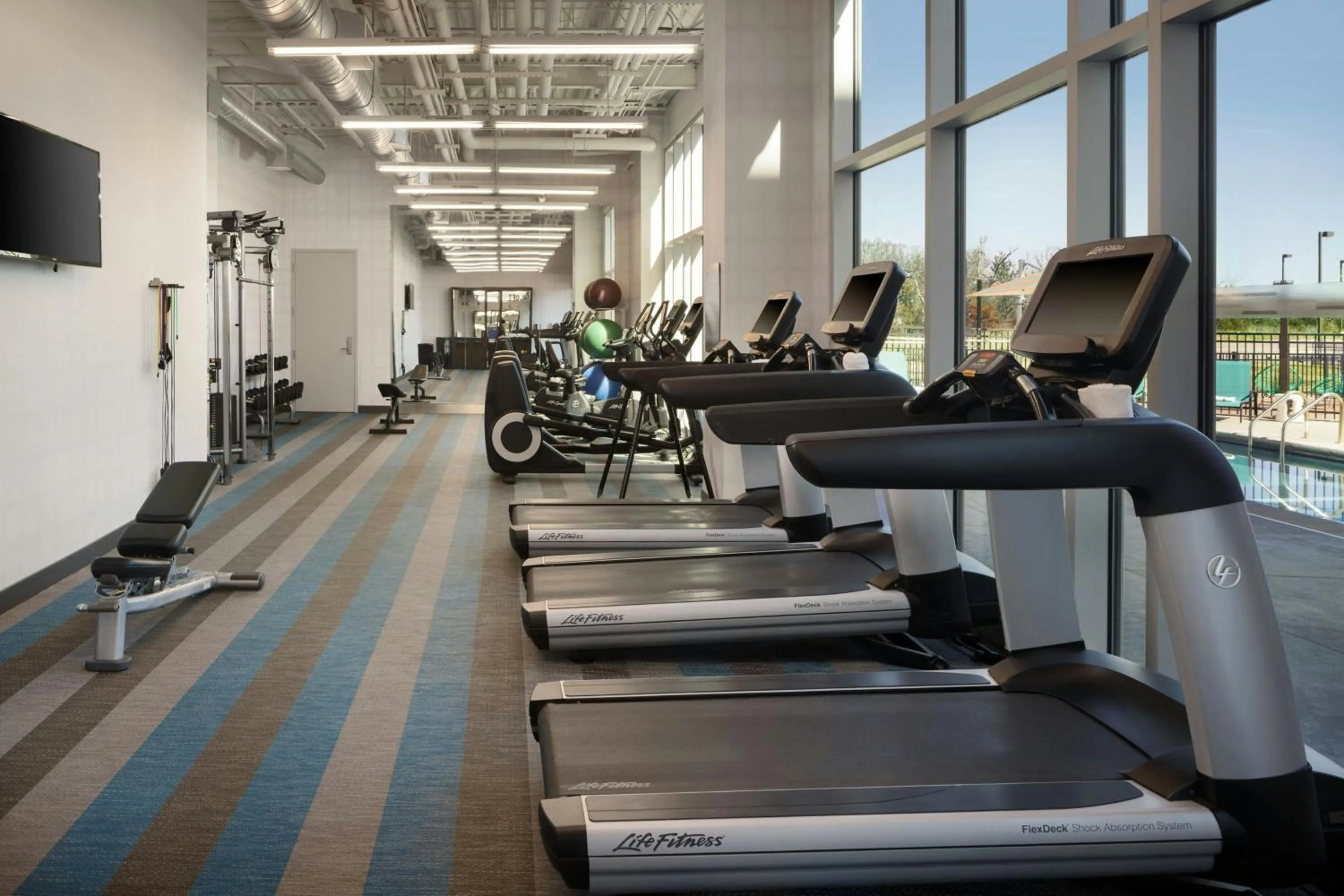 Fitness centre/facilities in Aloft Wichita