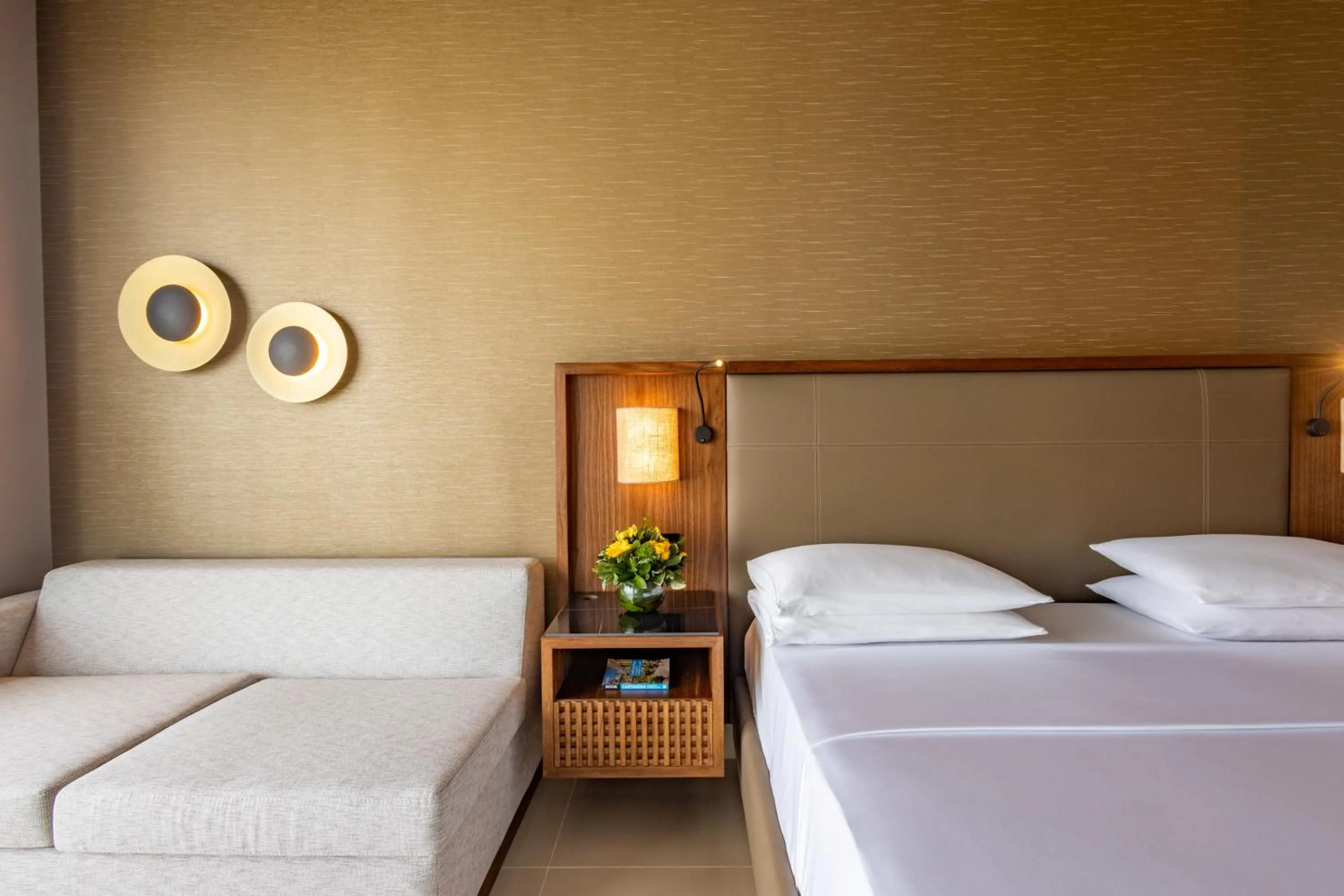 Bed in Hyatt Regency Cartagena