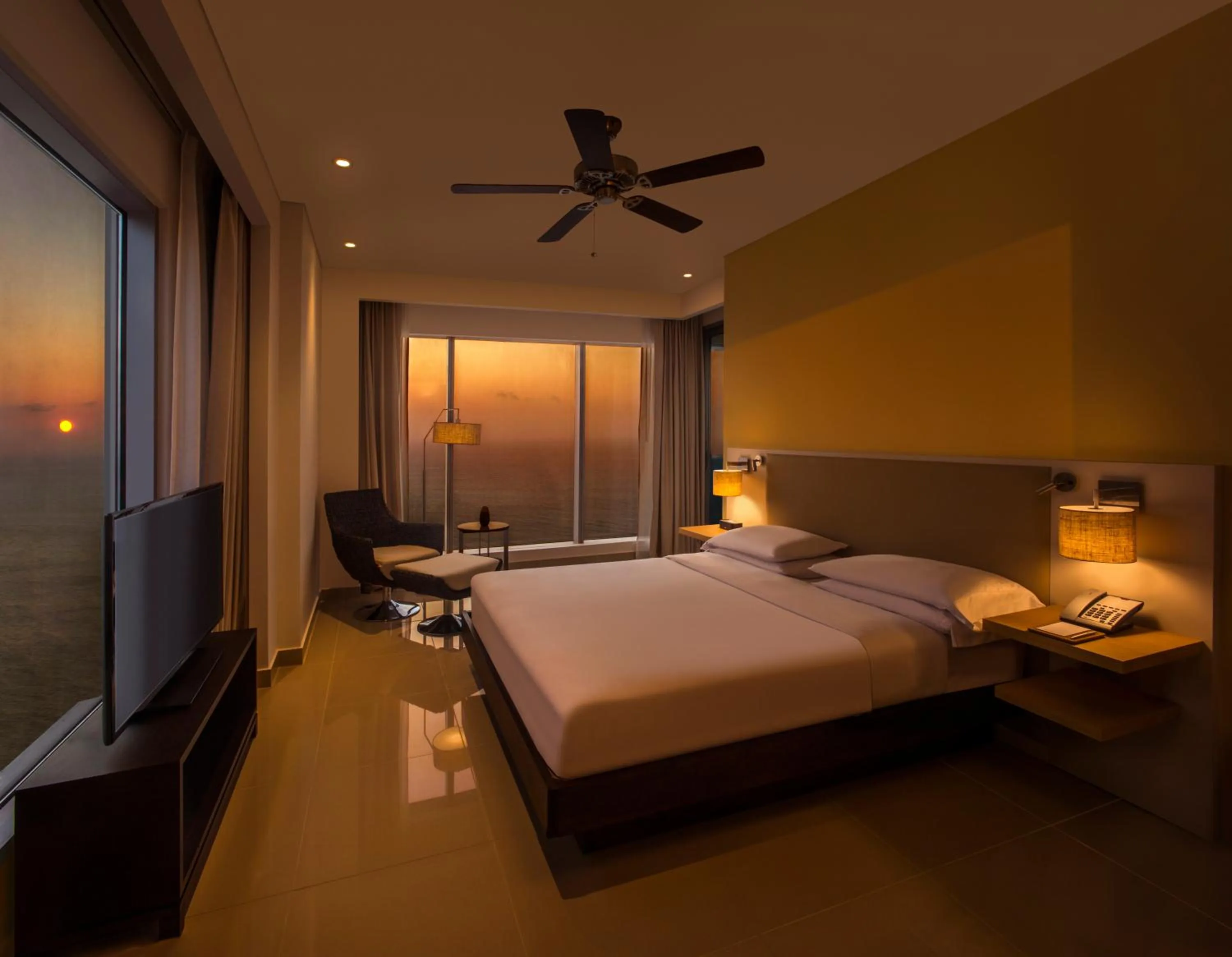 View (from property/room), Bed in Hyatt Regency Cartagena