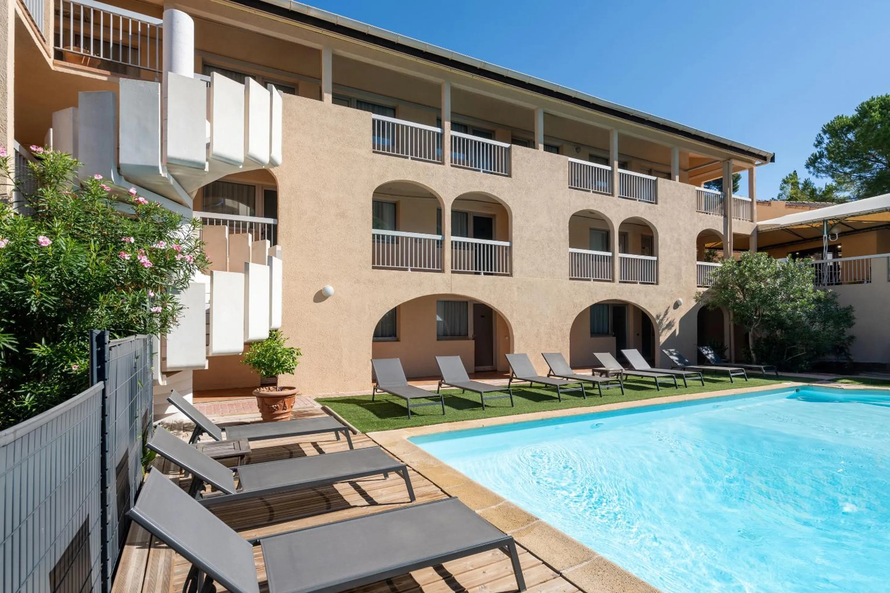 Swimming pool in Sure Hotel by Best Western Mougins Belvedere
