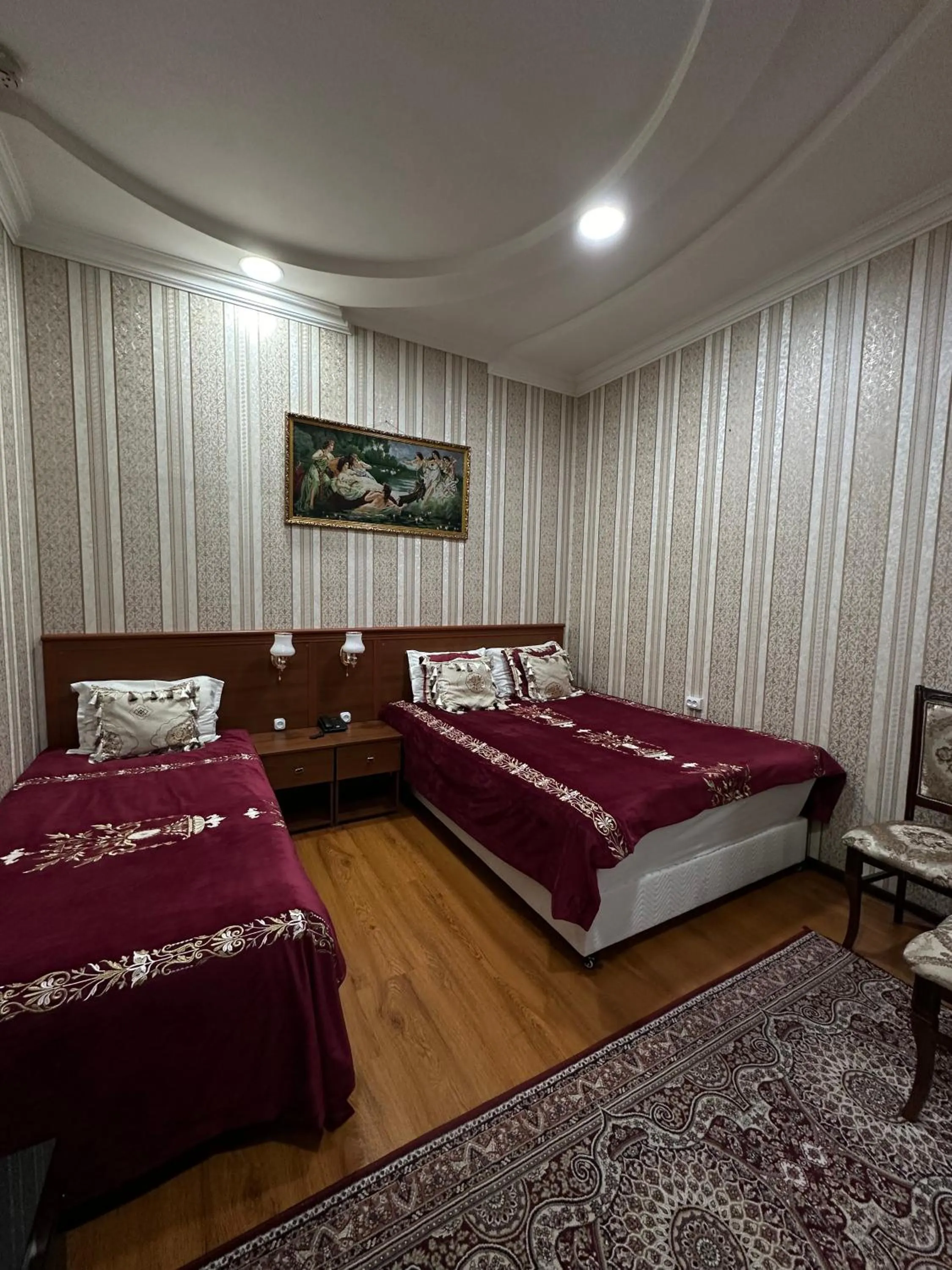 Bed in Sarbon Hotel Tashkent