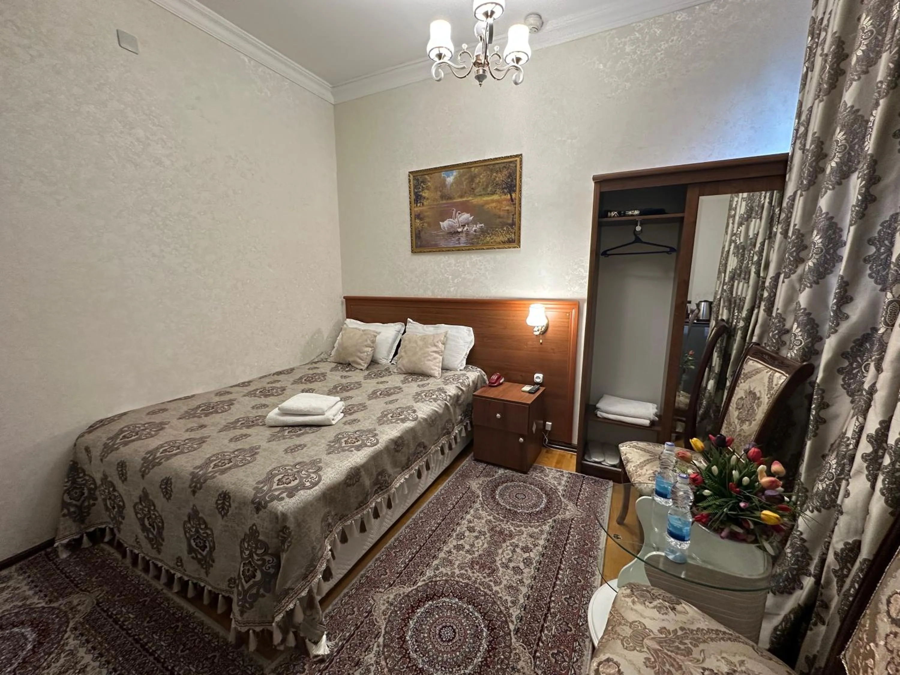 Bed in Sarbon Hotel Tashkent