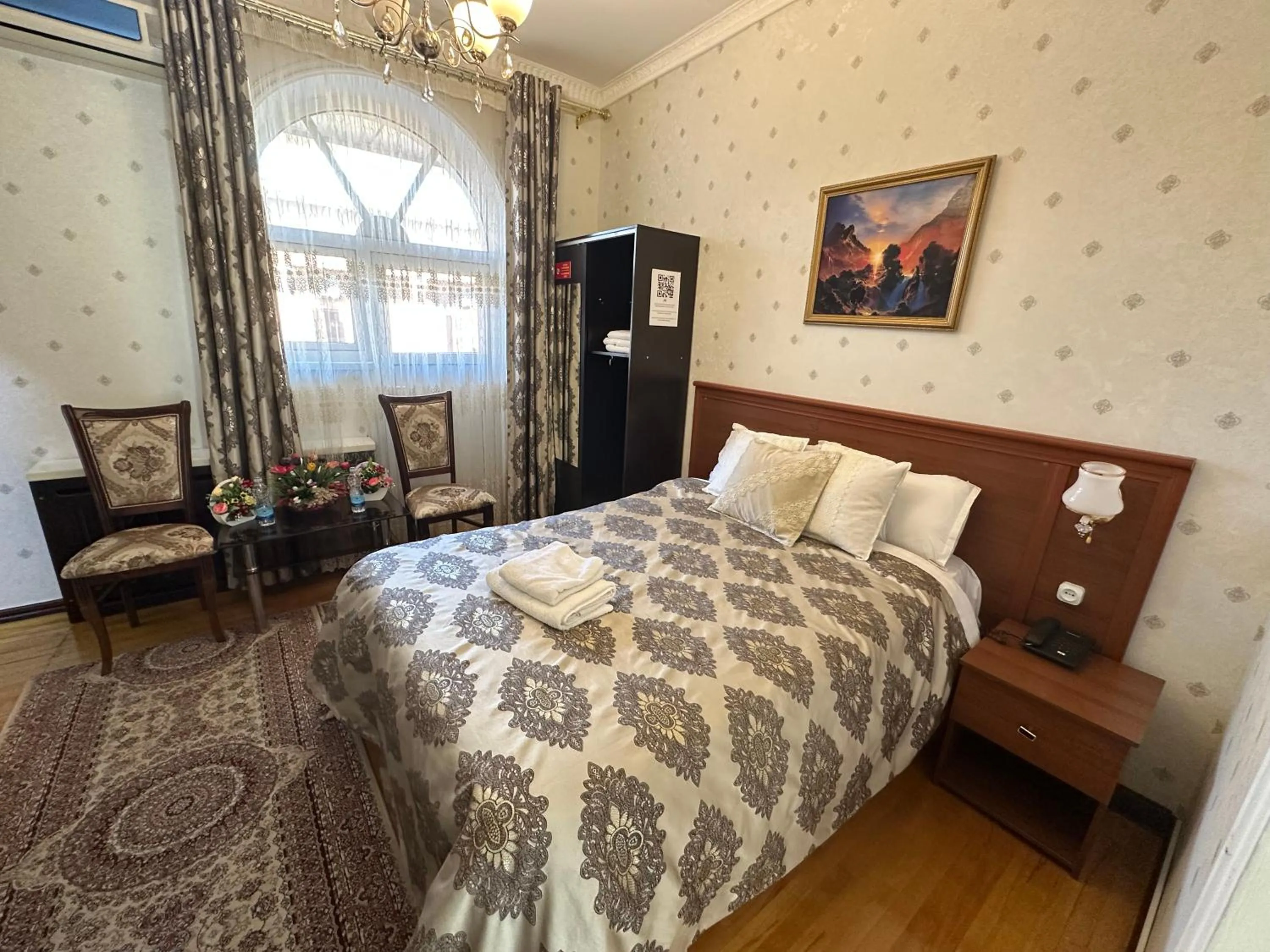 Bed in Sarbon Hotel Tashkent