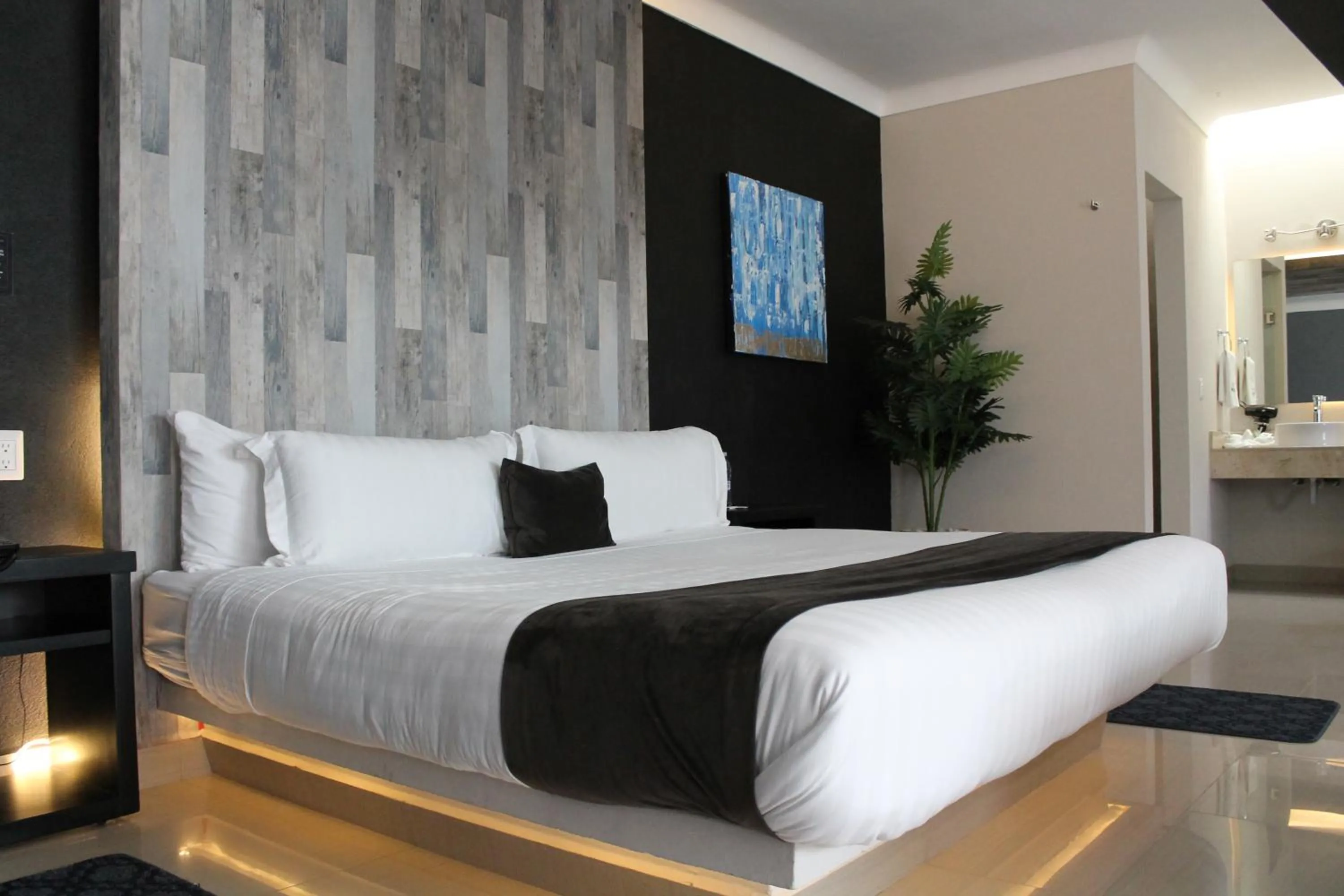 Photo of the whole room, Bed in Motel Real de Queretaro