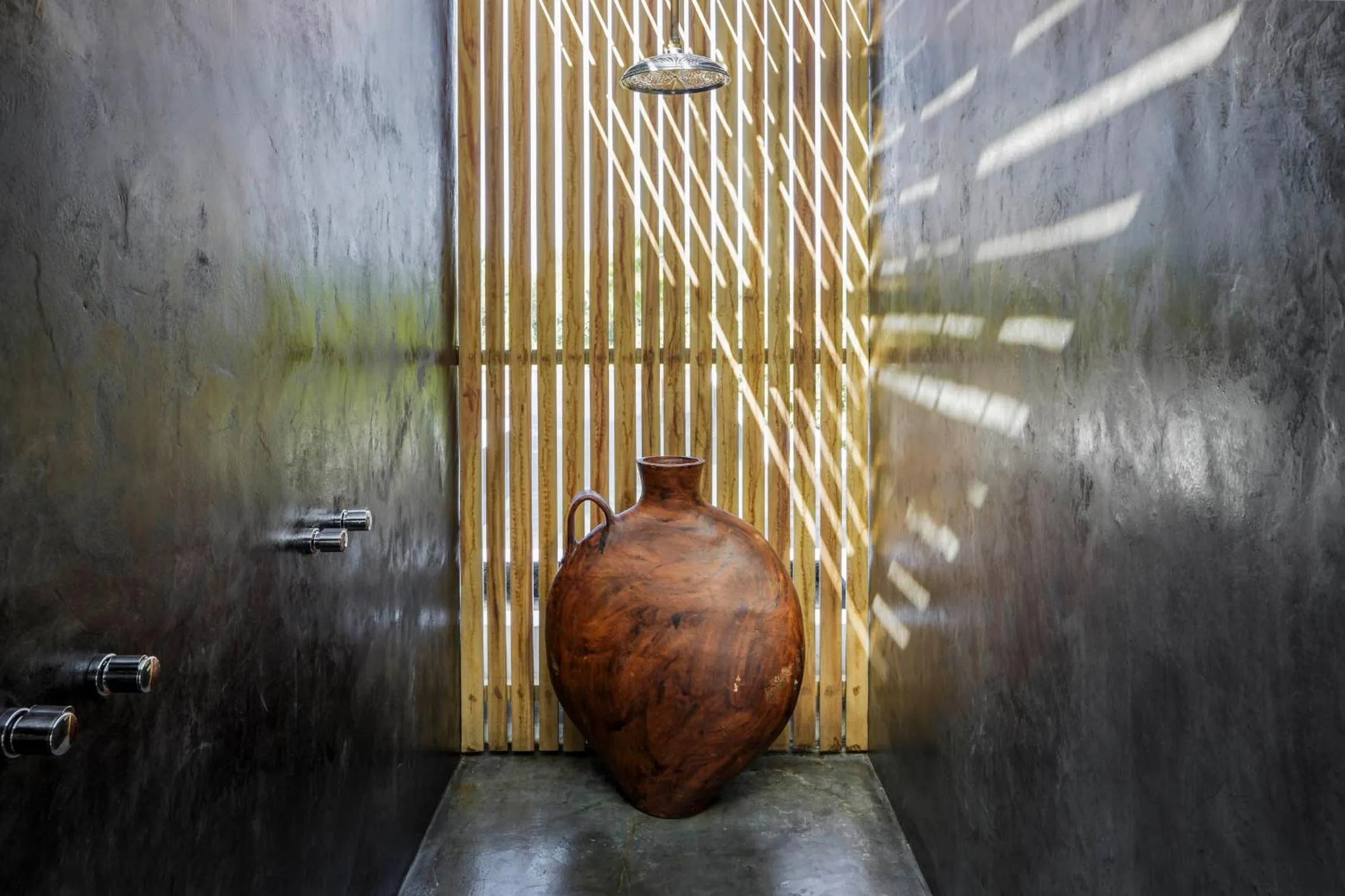 Shower in KA BRU Beach Boutique Hotel