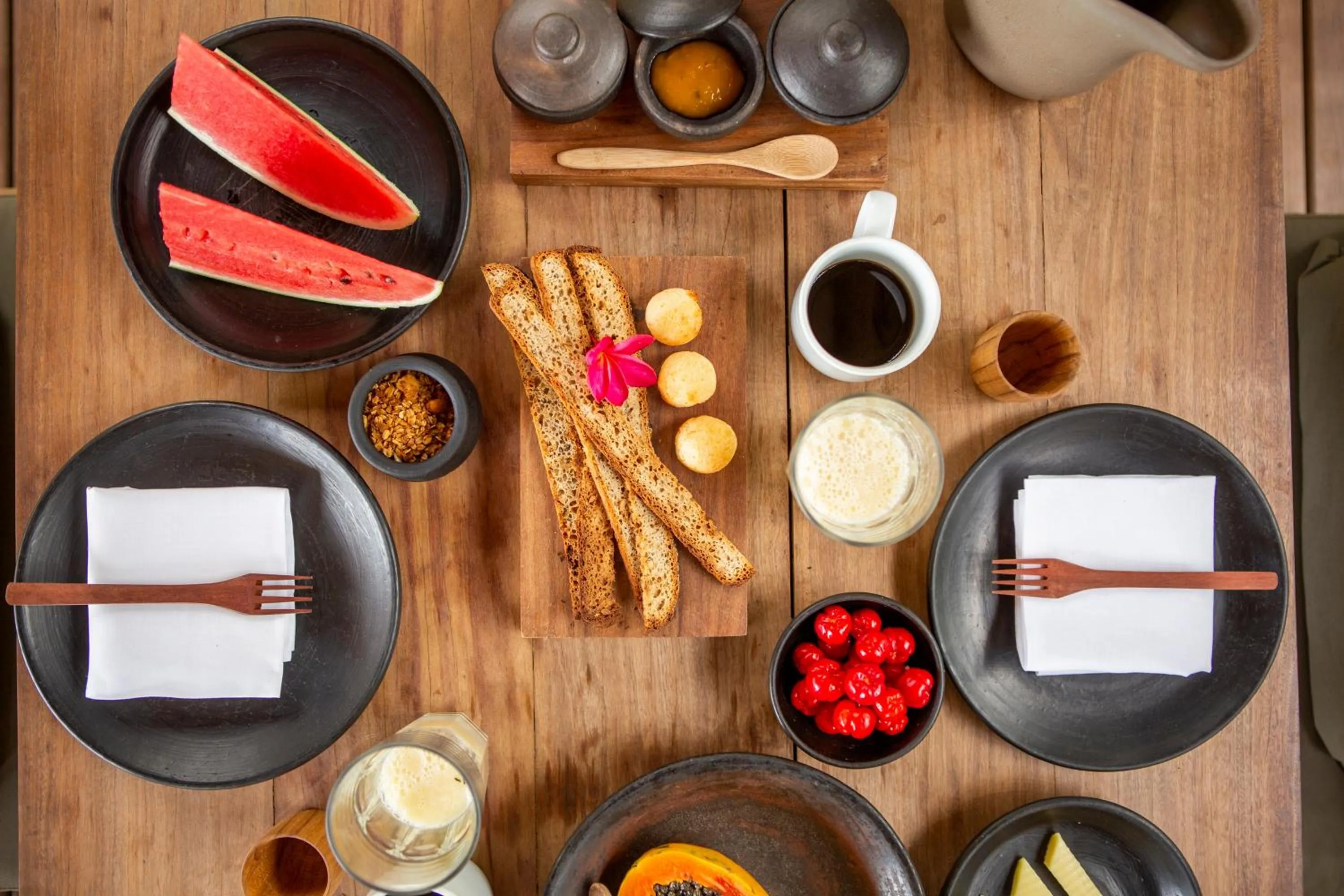 Breakfast in KA BRU Beach Boutique Hotel