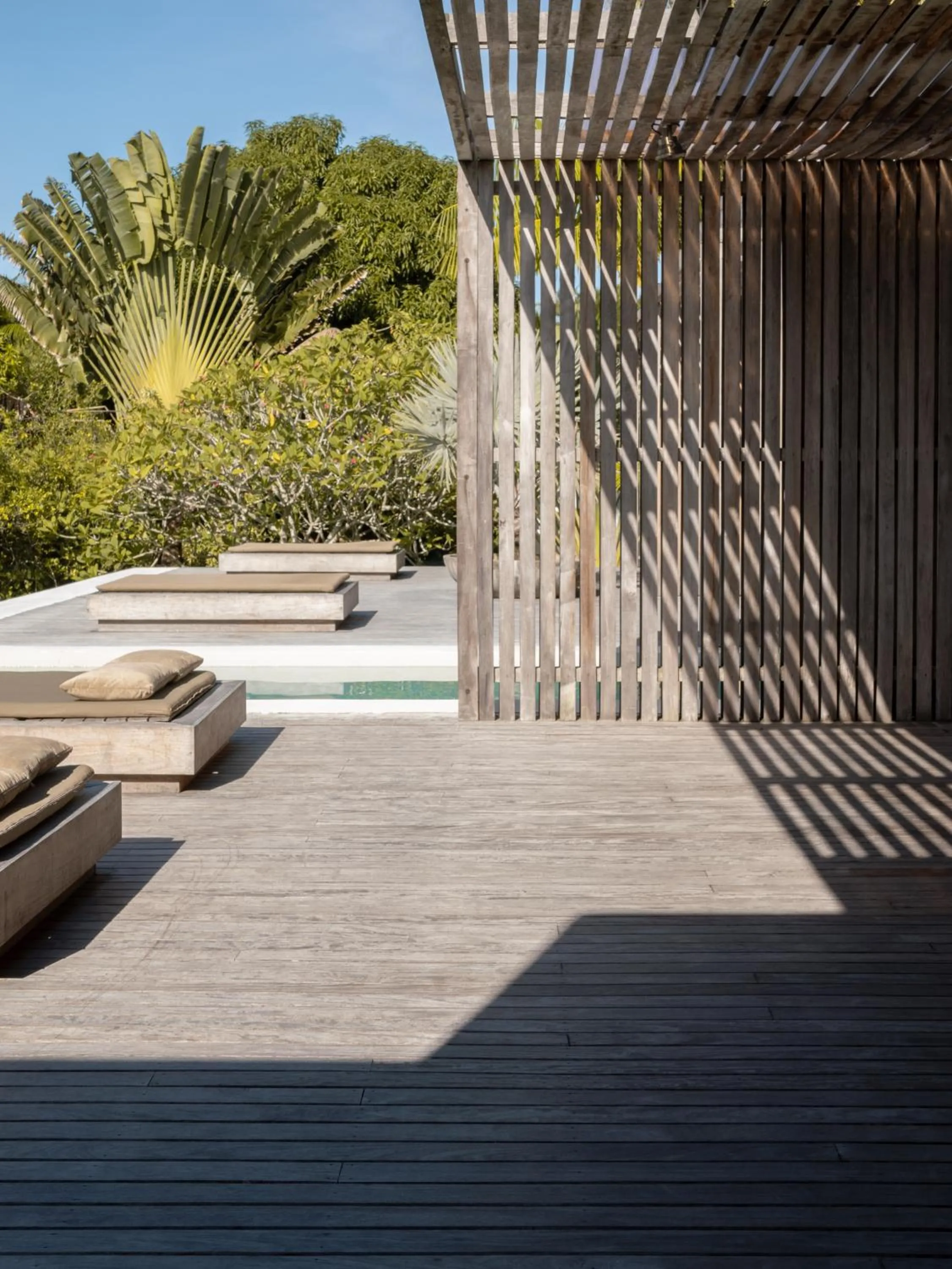 Pool view in KA BRU Beach Boutique Hotel