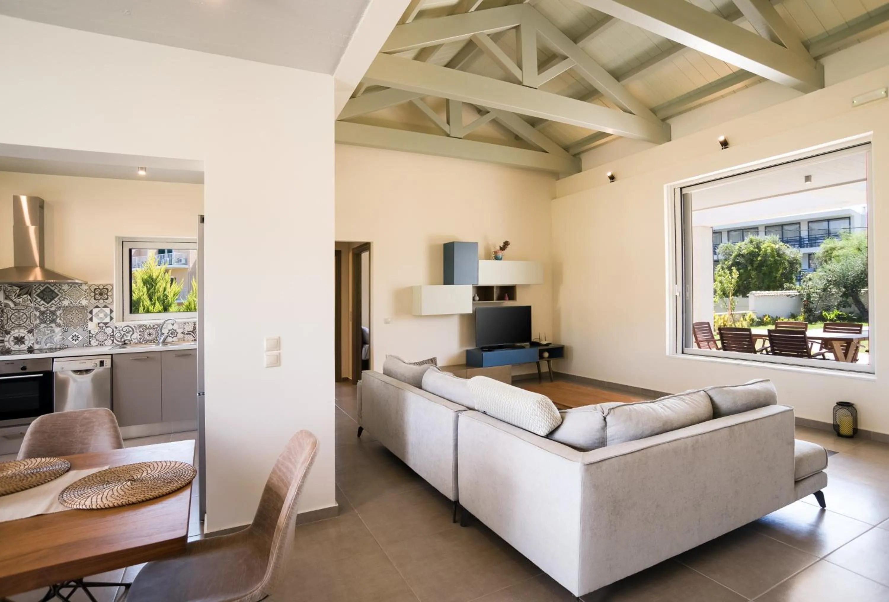 Living room in Three Stars Luxury Villas