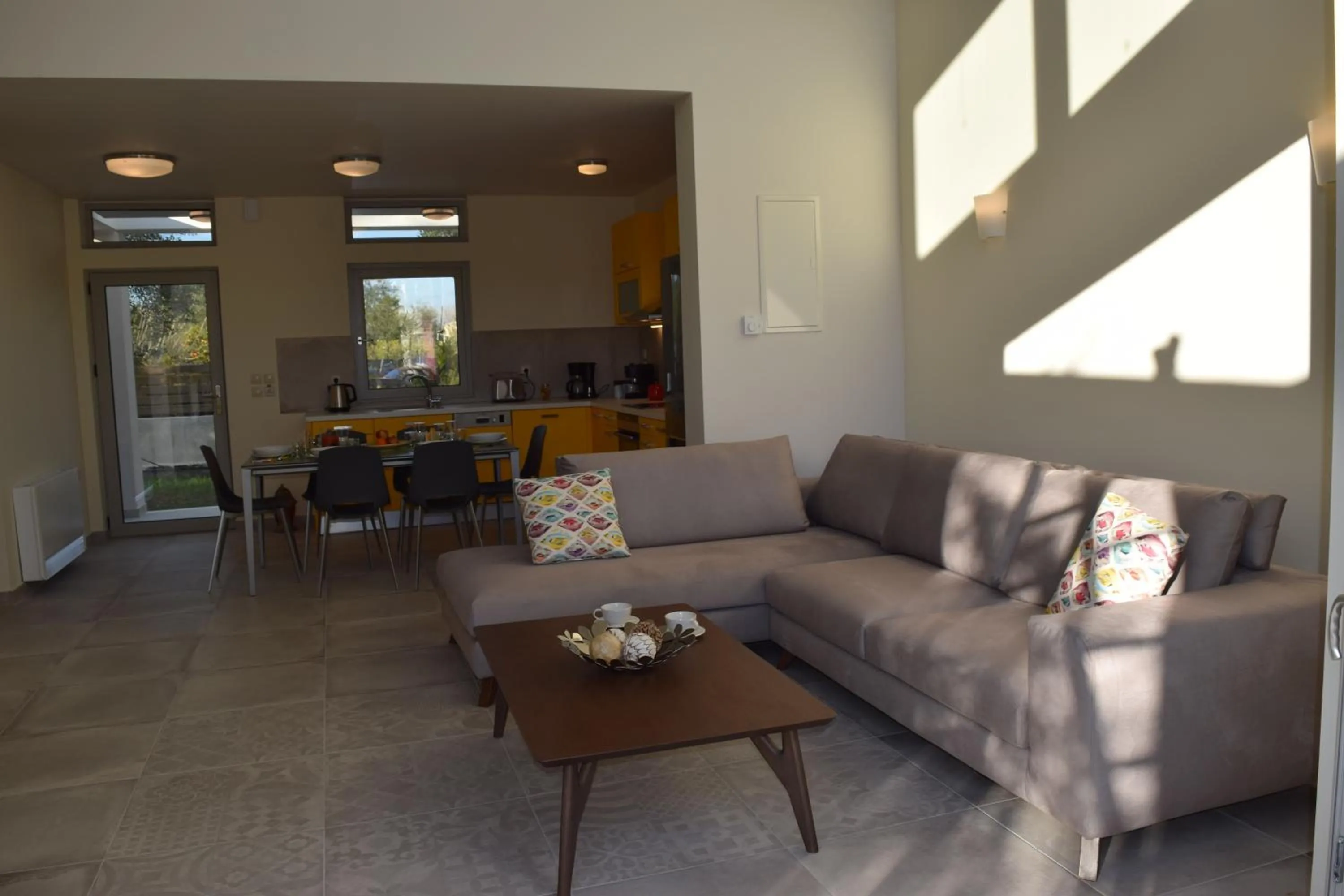 Kitchen or kitchenette in Three Stars Luxury Villas