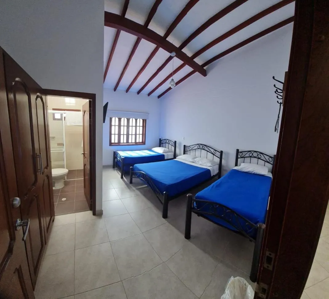 Bed in Hotel Abadias De Zapatoca