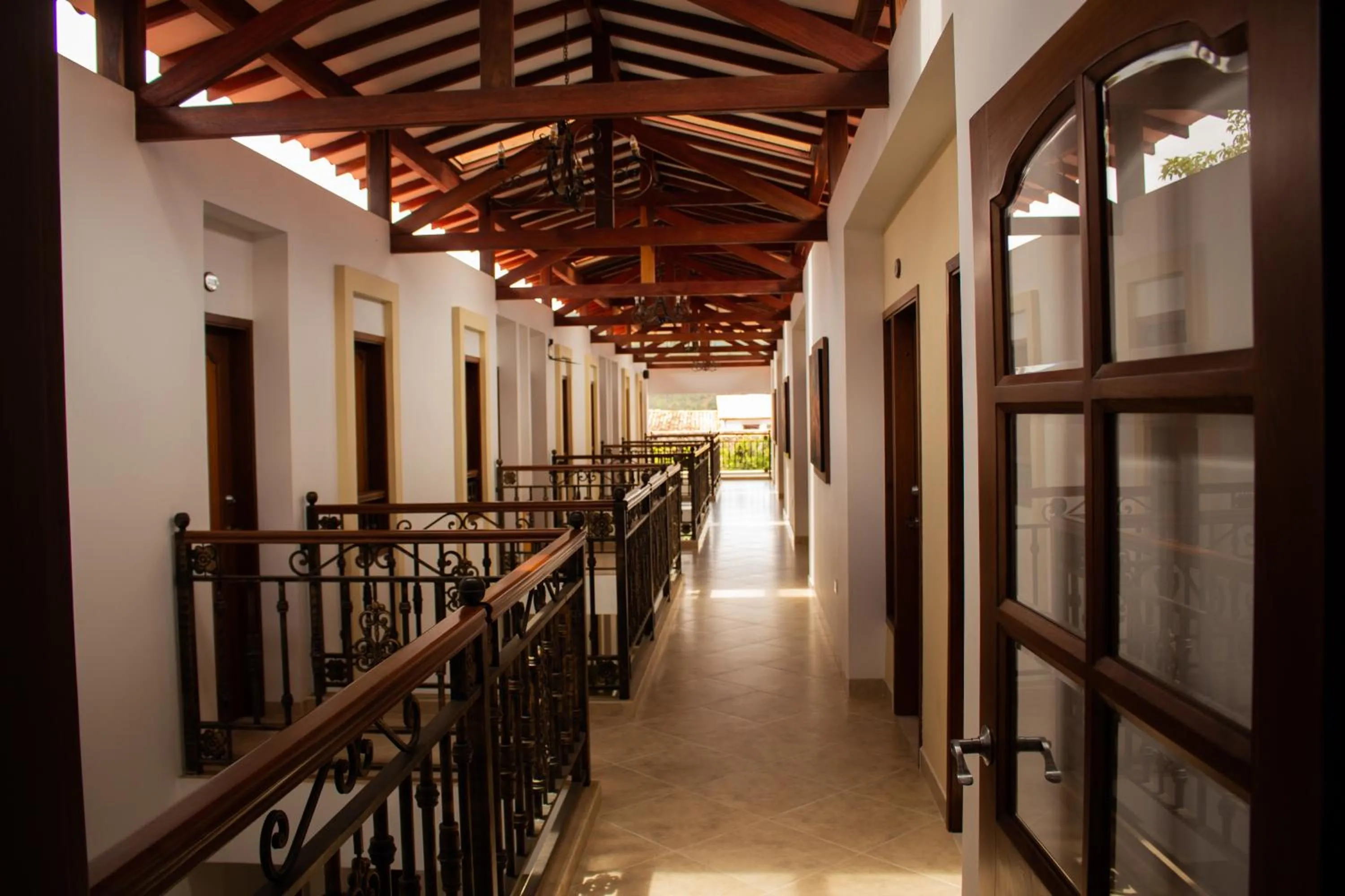 Balcony/Terrace in Hotel Abadias De Zapatoca