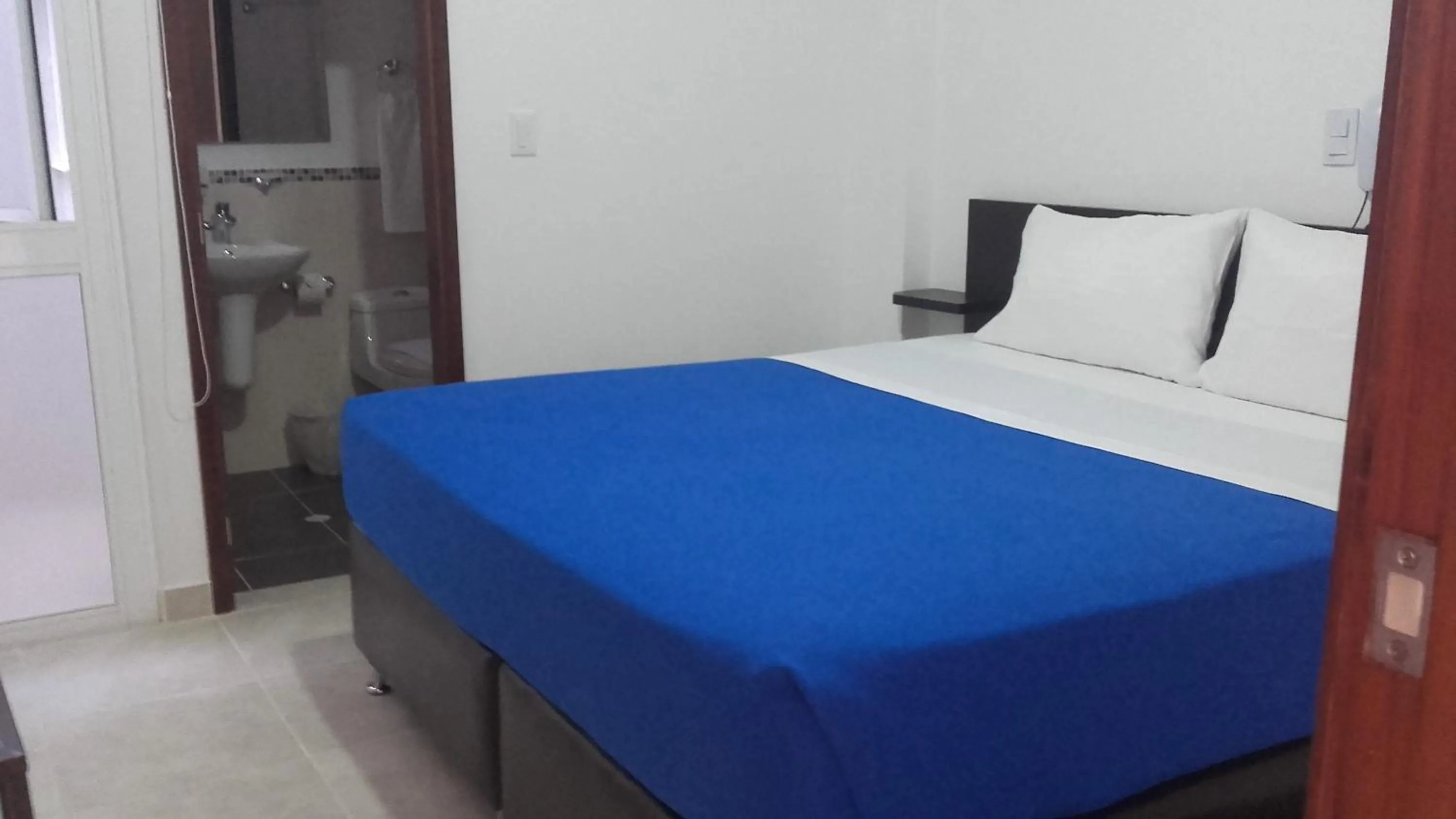 Decorative detail, Bed in Hotel Abadias De Zapatoca