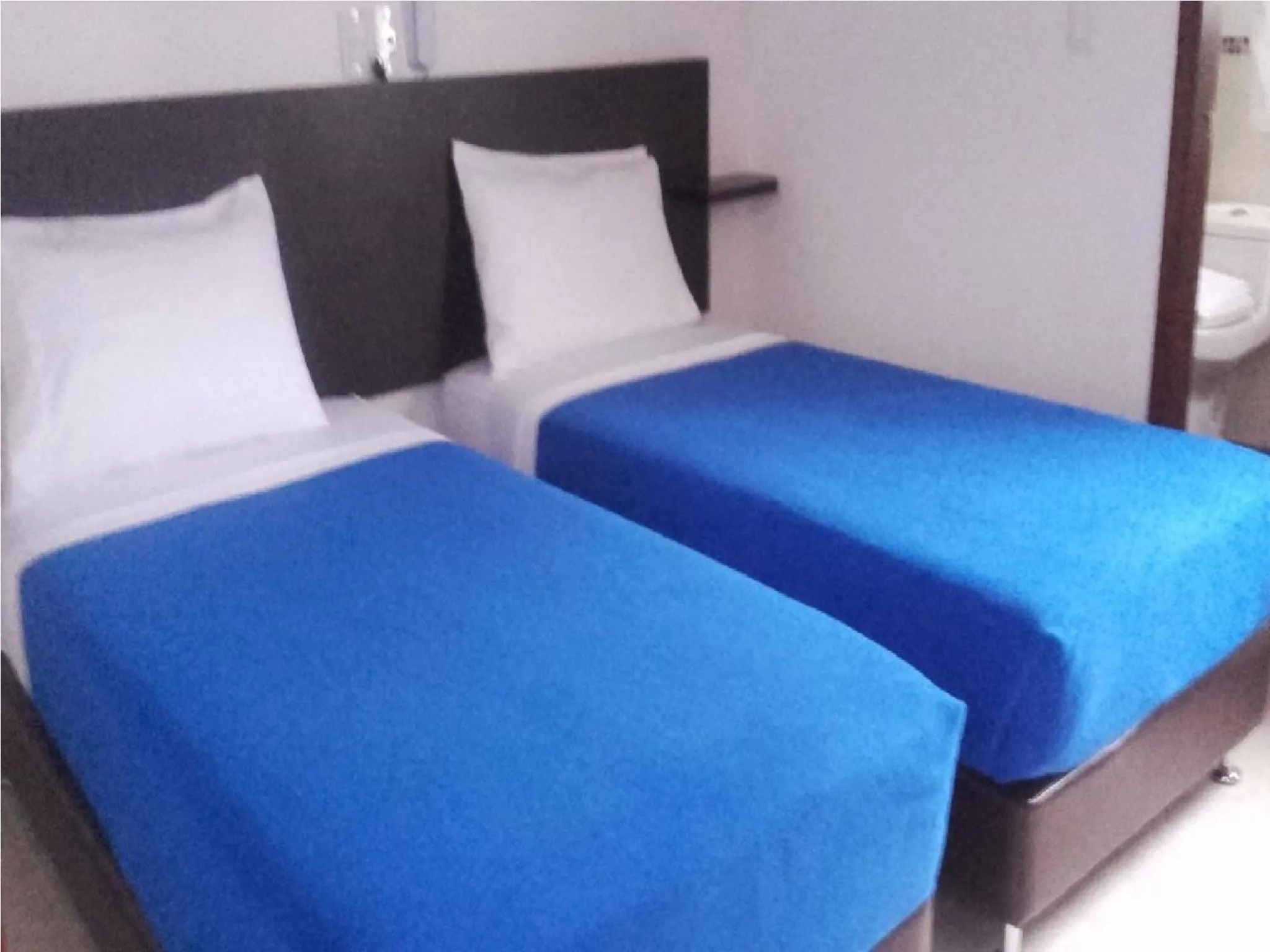 Decorative detail, Bed in Hotel Abadias De Zapatoca