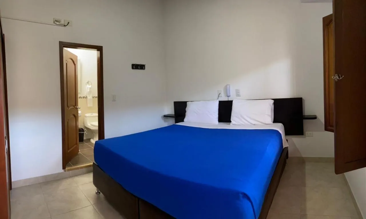 Bed in Hotel Abadias De Zapatoca