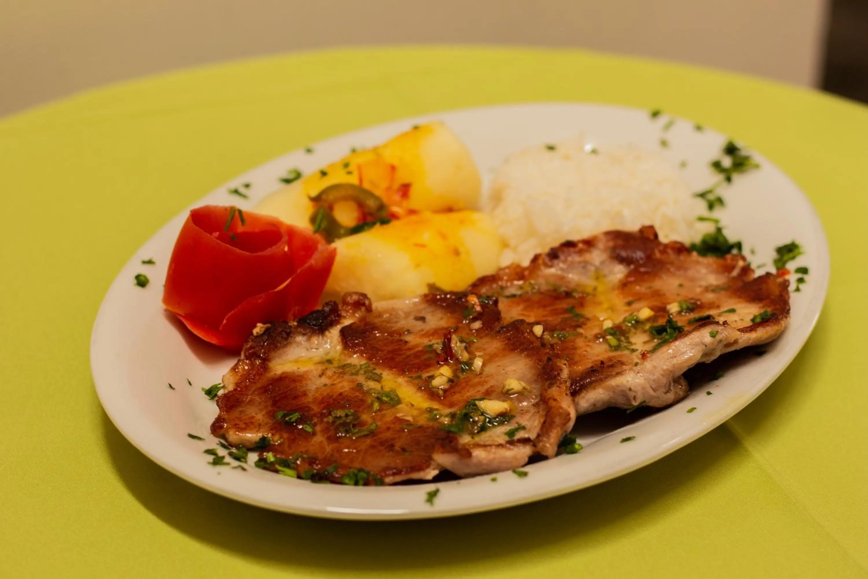 Lunch in Hotel Abadias De Zapatoca