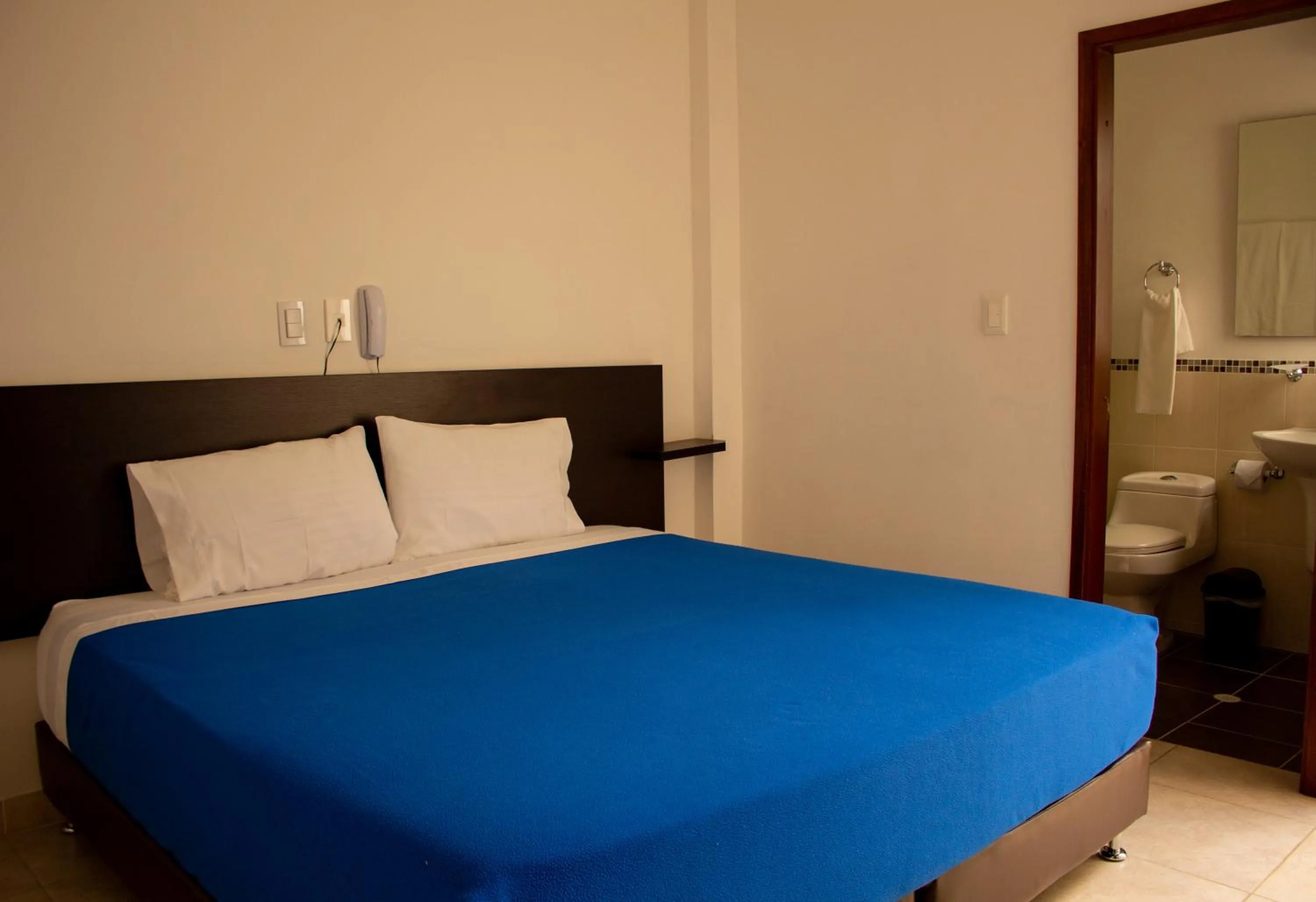 Bed in Hotel Abadias De Zapatoca