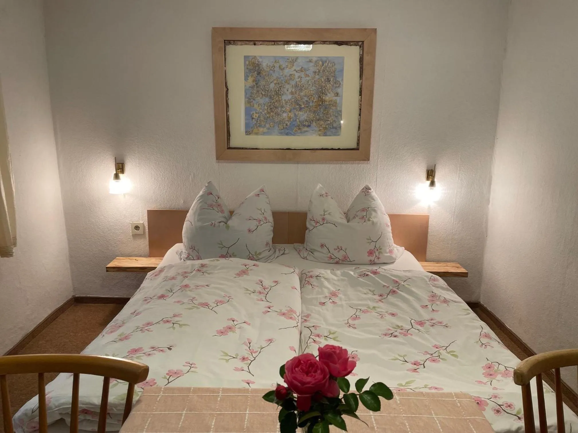 Photo of the whole room, Bed in Pension am Waldesrand