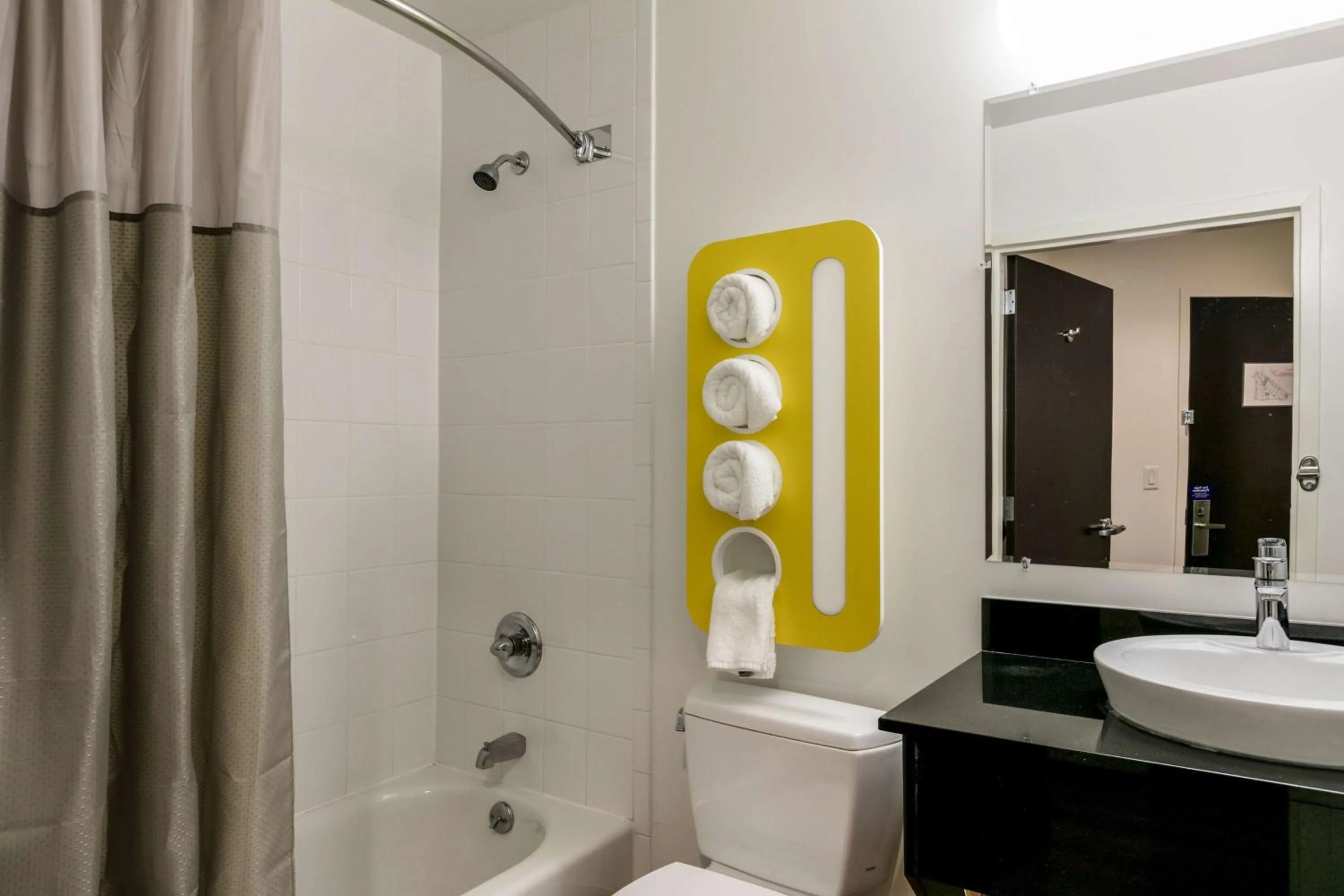 On site in Feather Factory Hotel