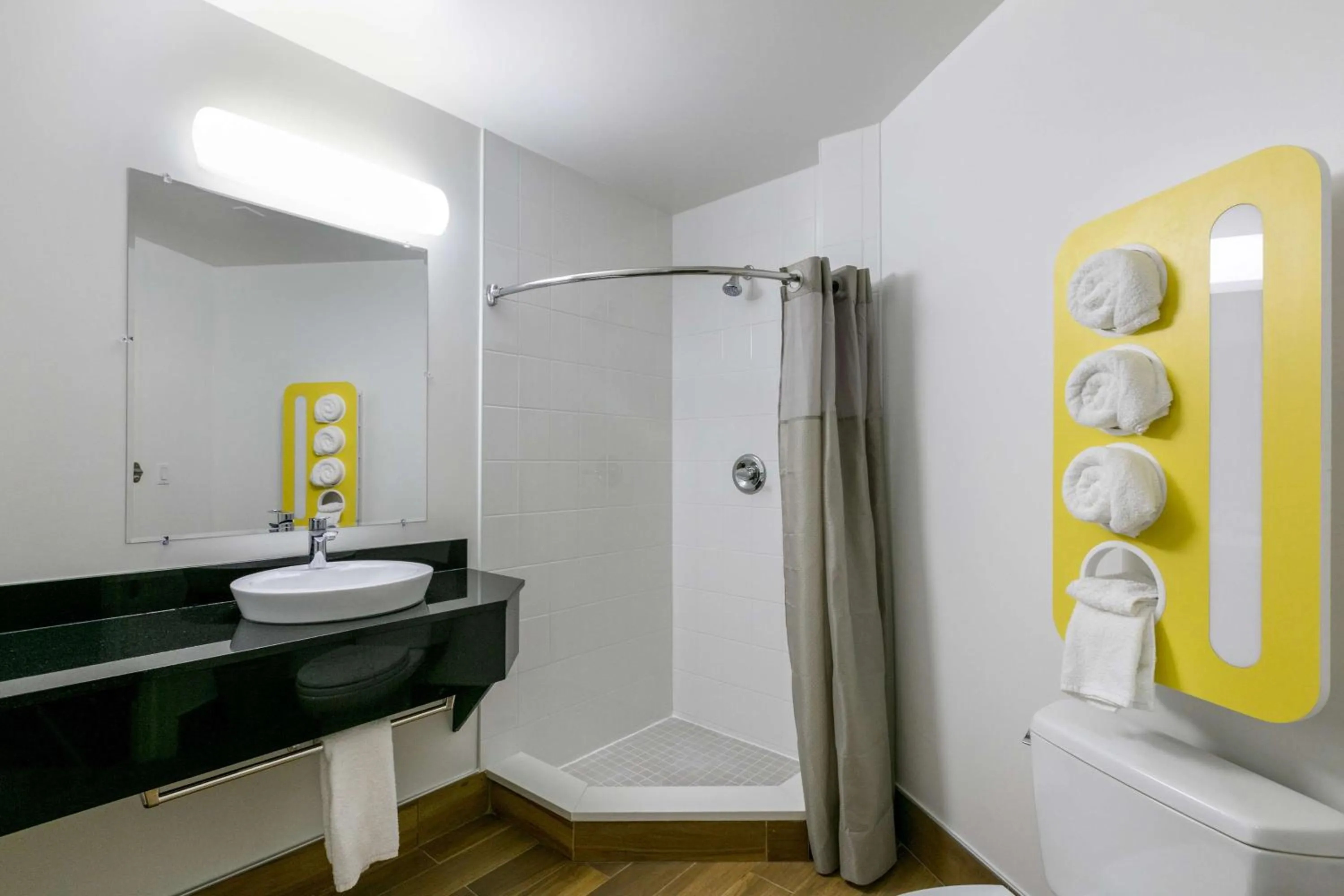 On site in Feather Factory Hotel