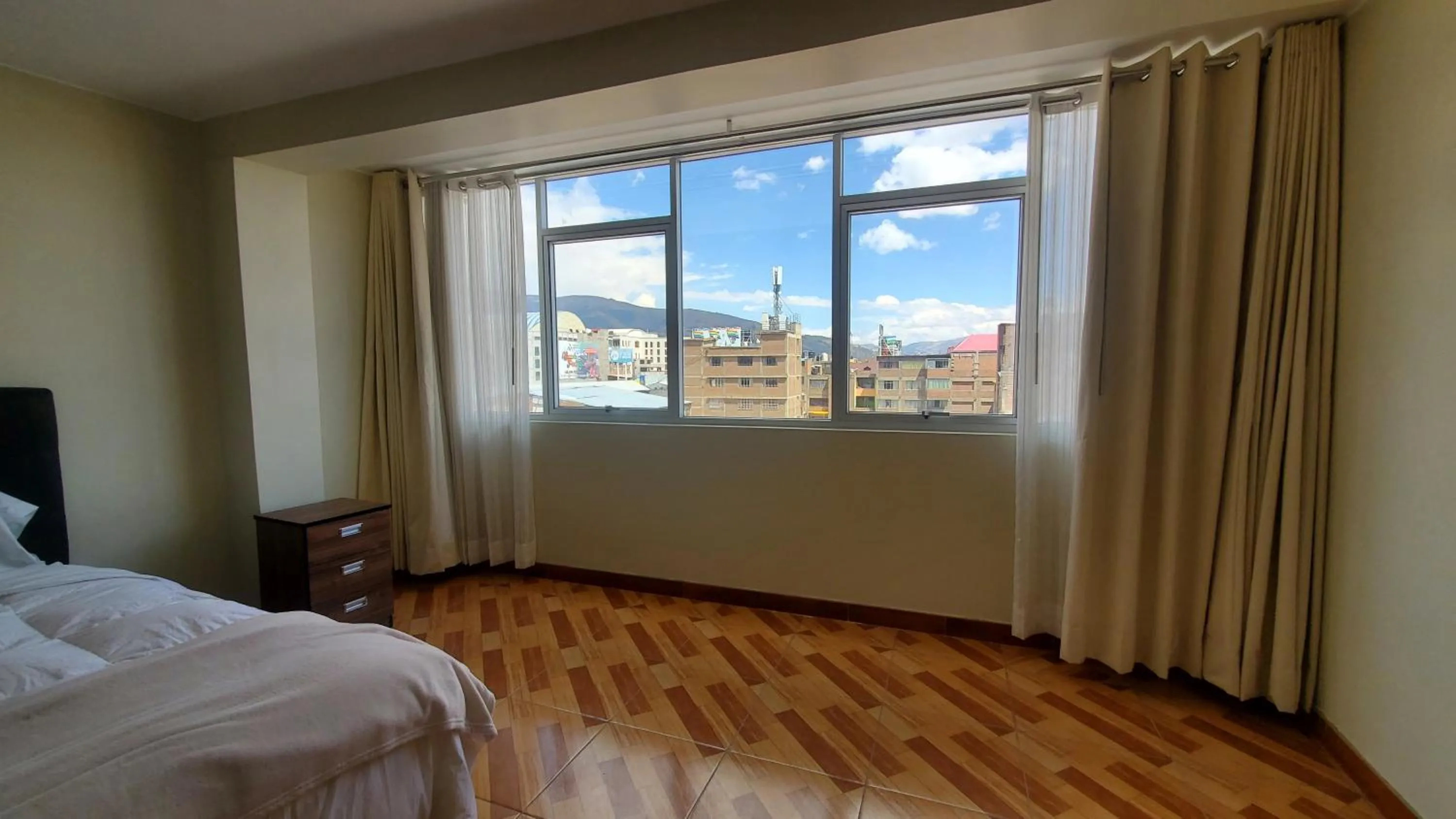 Bed in Hotel Wanka Palace